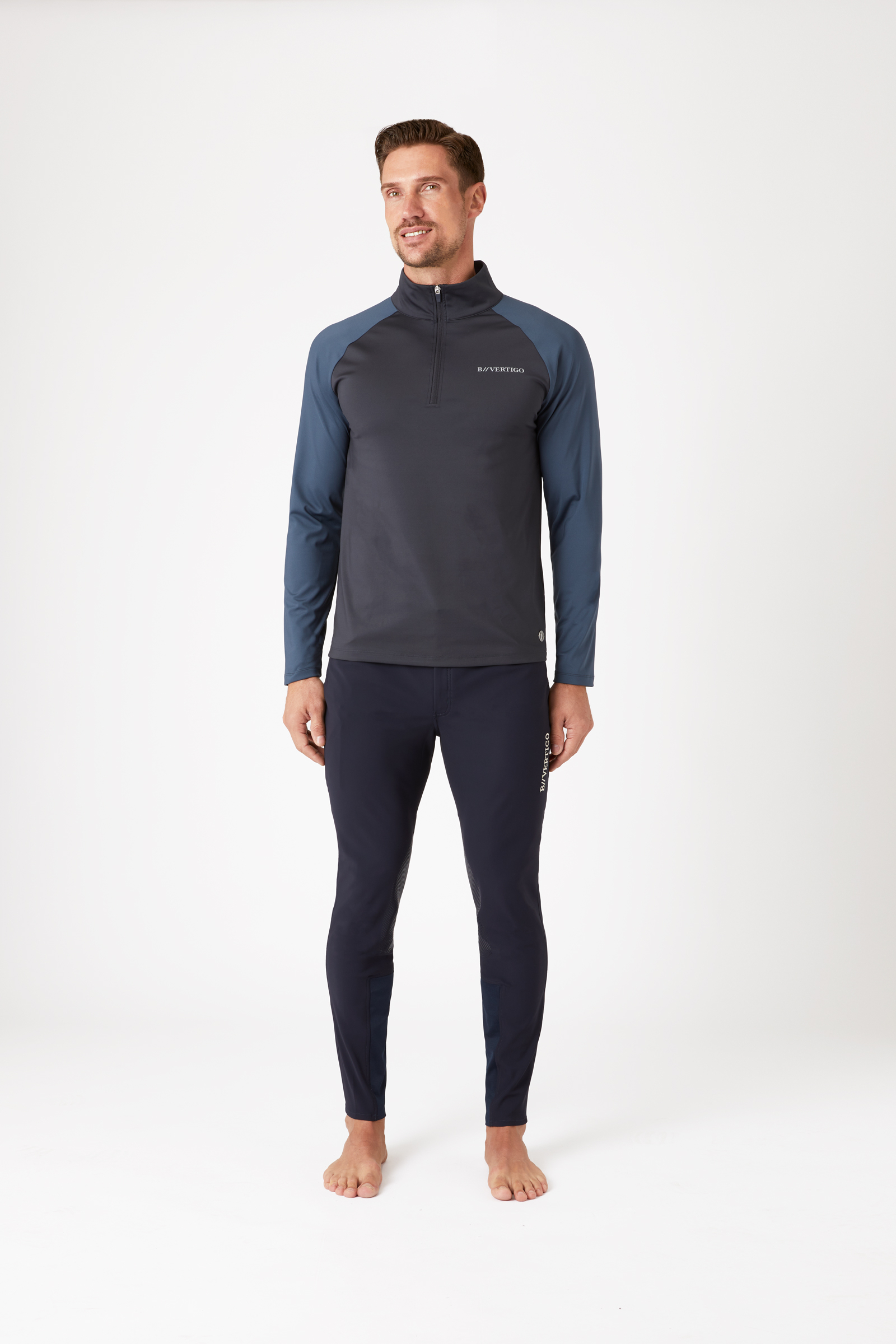 Top  d'entraînement B Vertigo Edmund pour homme avec fermeture éclair