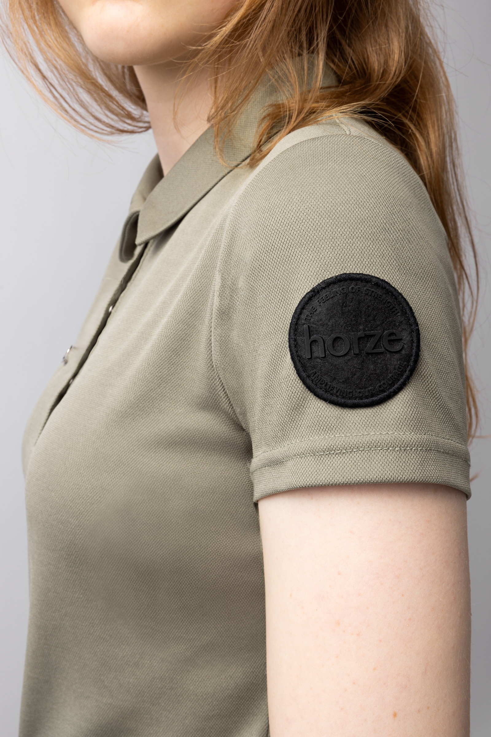 Polo fonctionnel &agrave; manches courtes Horze Denise, femme