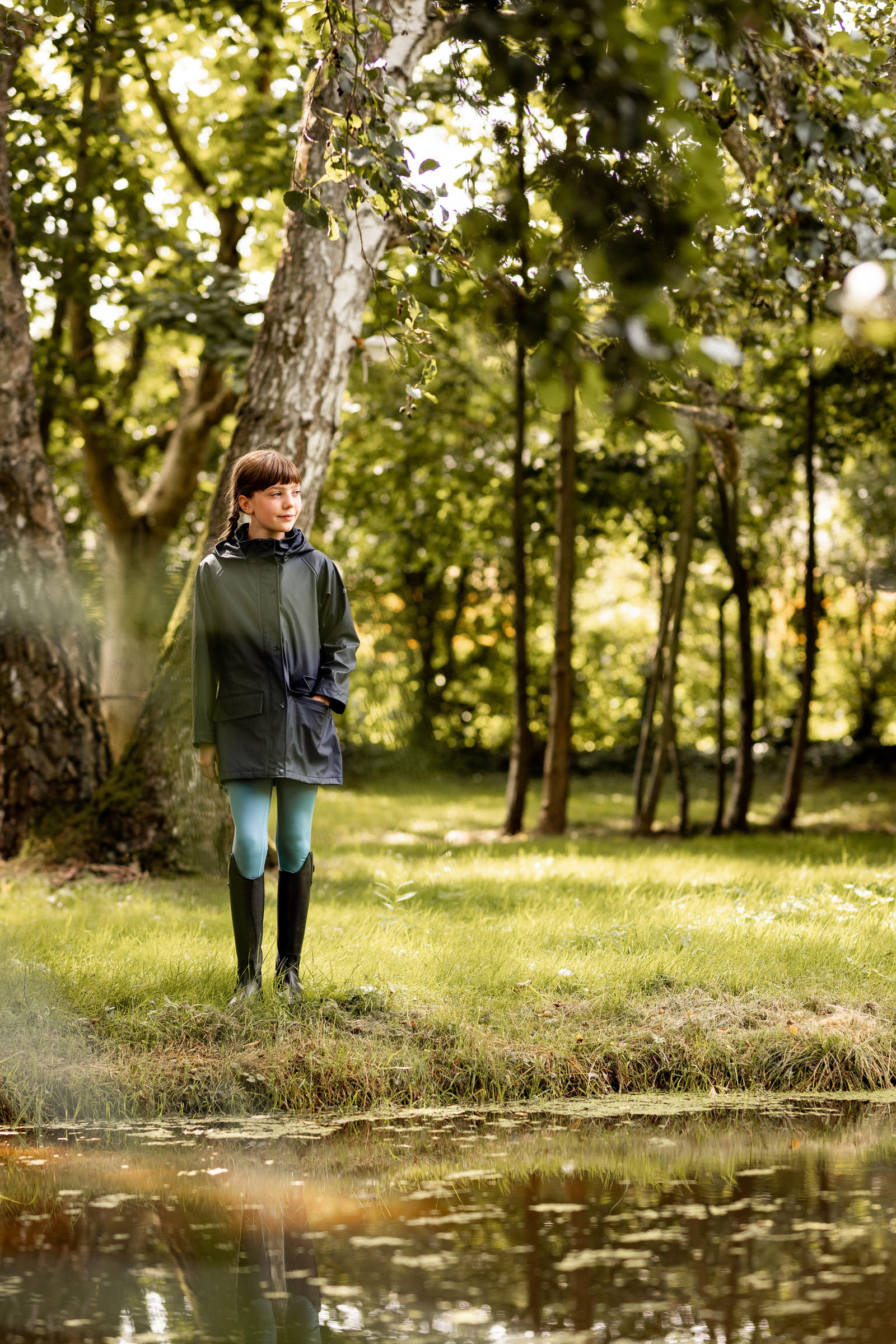 Veste imperméable Horze Clara, enfant