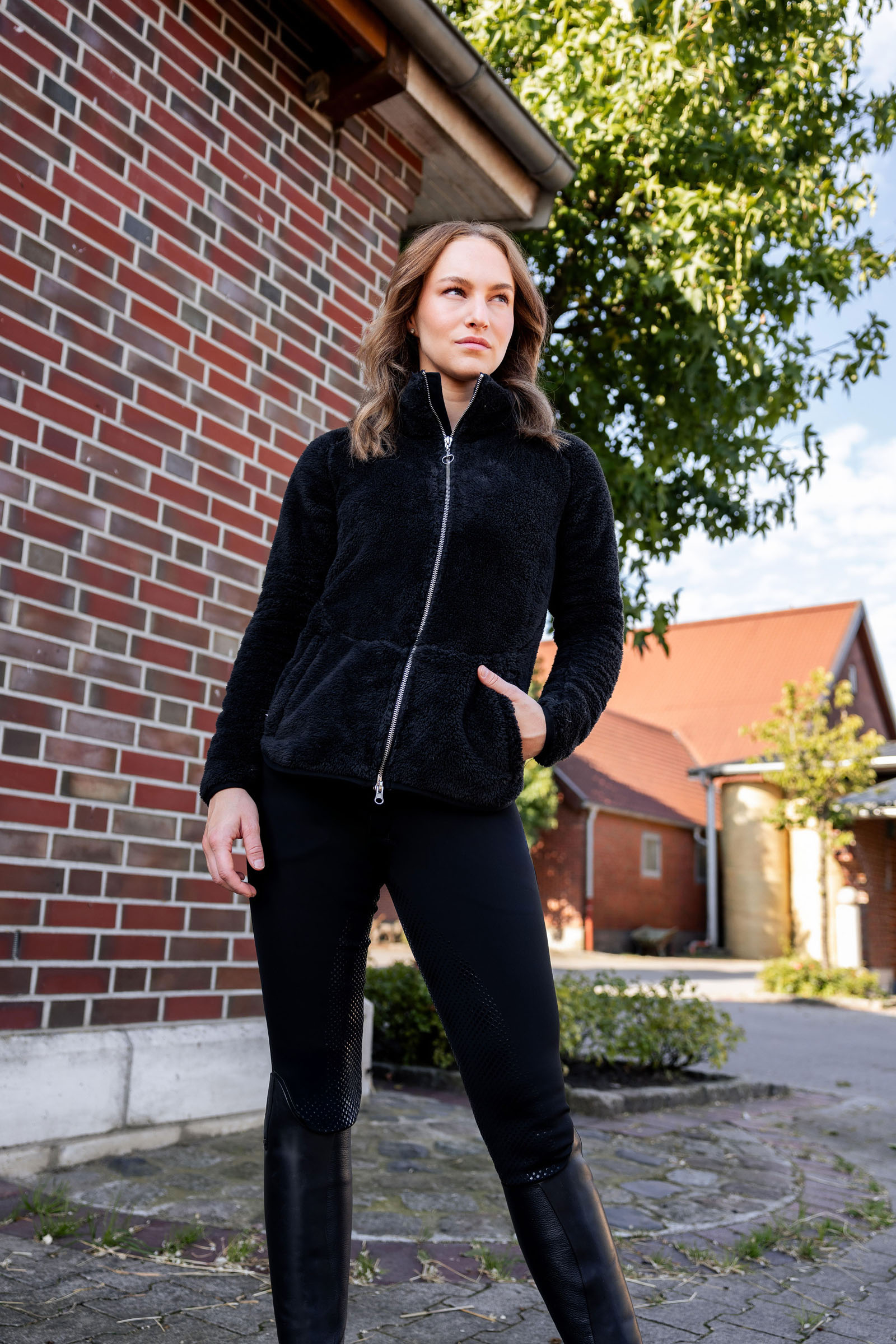 Veste polaire nounours Horze Merida, femme