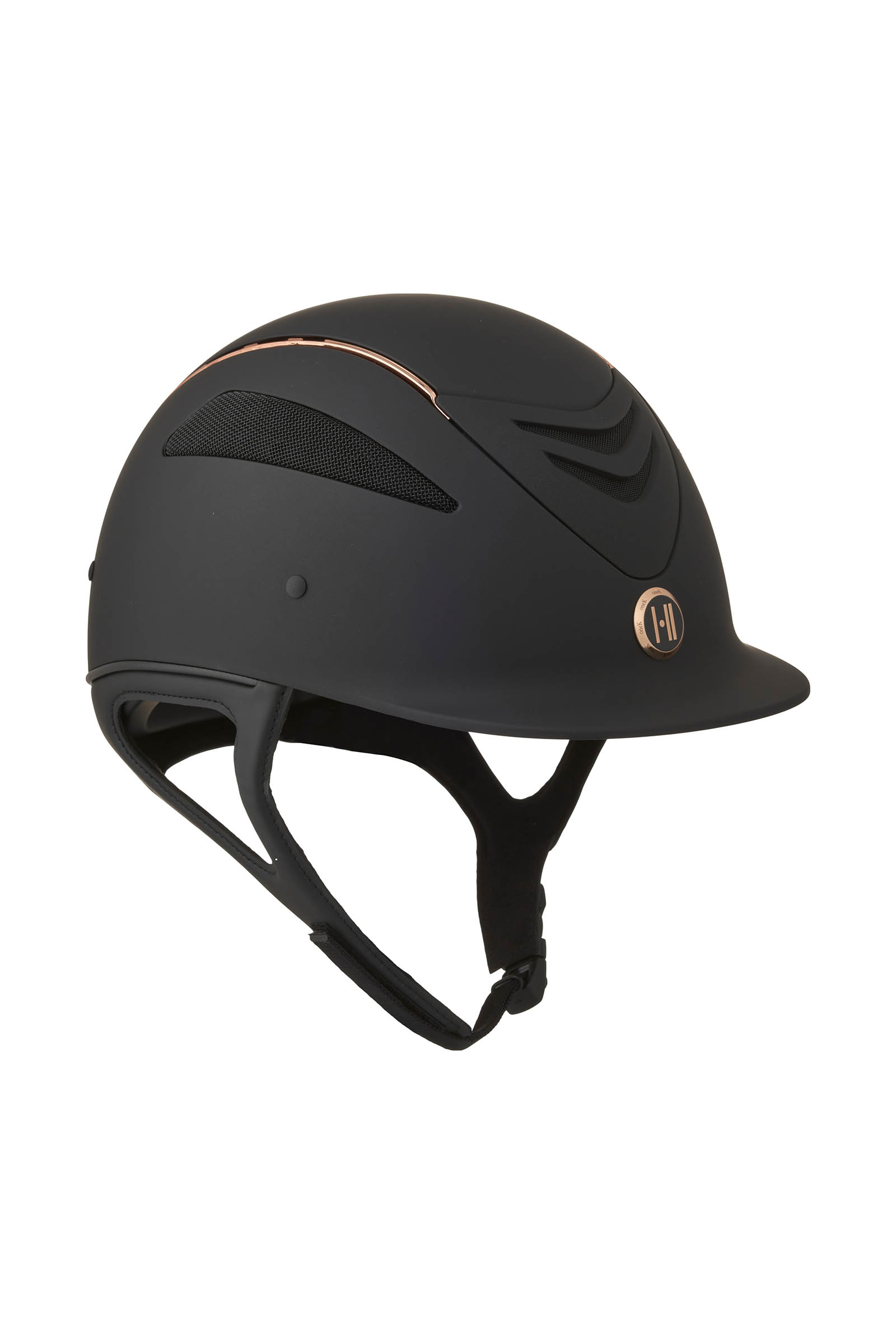 Casque d'&eacute;quitation OneK Defender Pro Matt Rose dor&eacute;