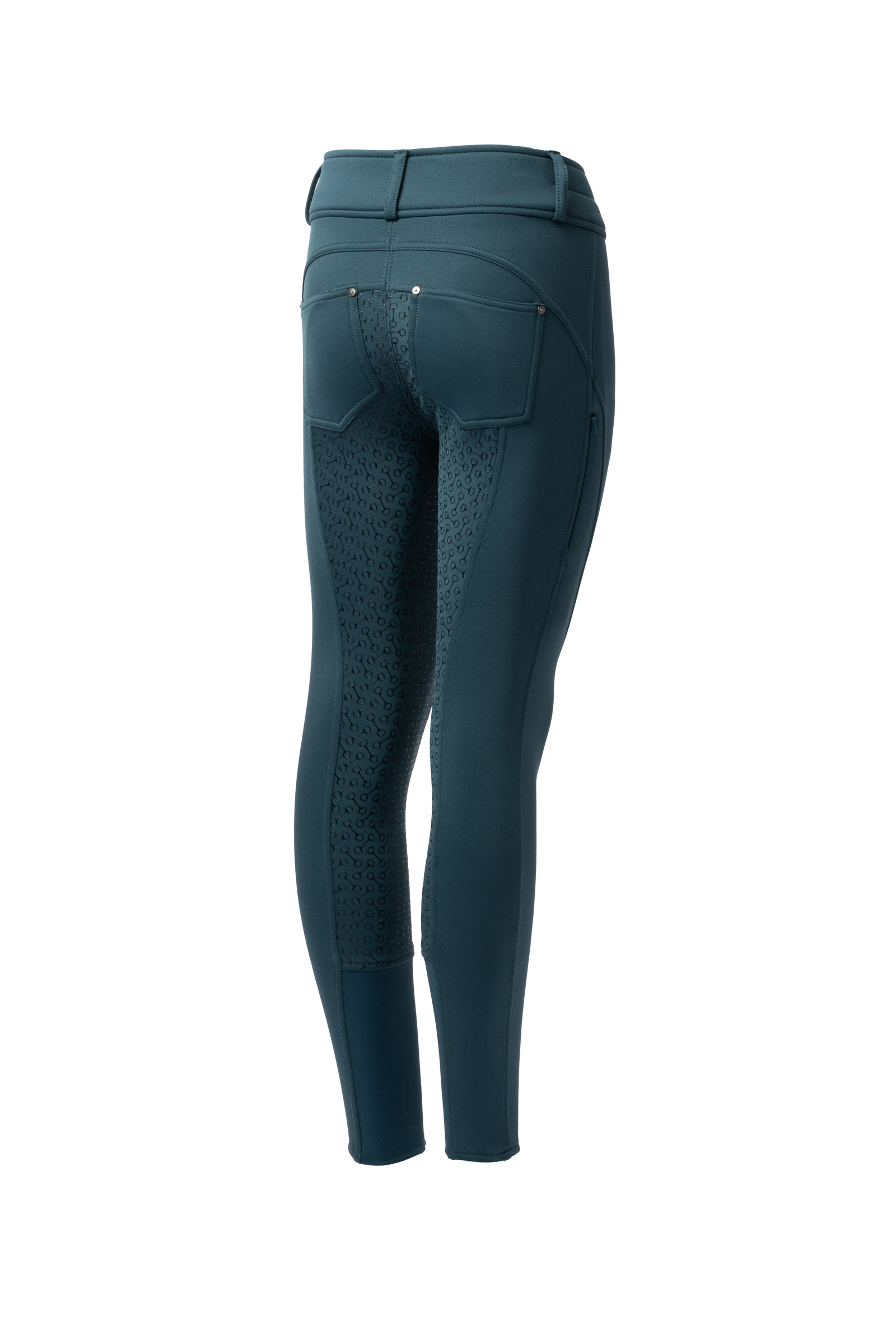 Horze Rhea pantalon d'&eacute;quitation thermique &agrave; fond int&eacute;gral  pour enfant avec poches arri&egrave;re