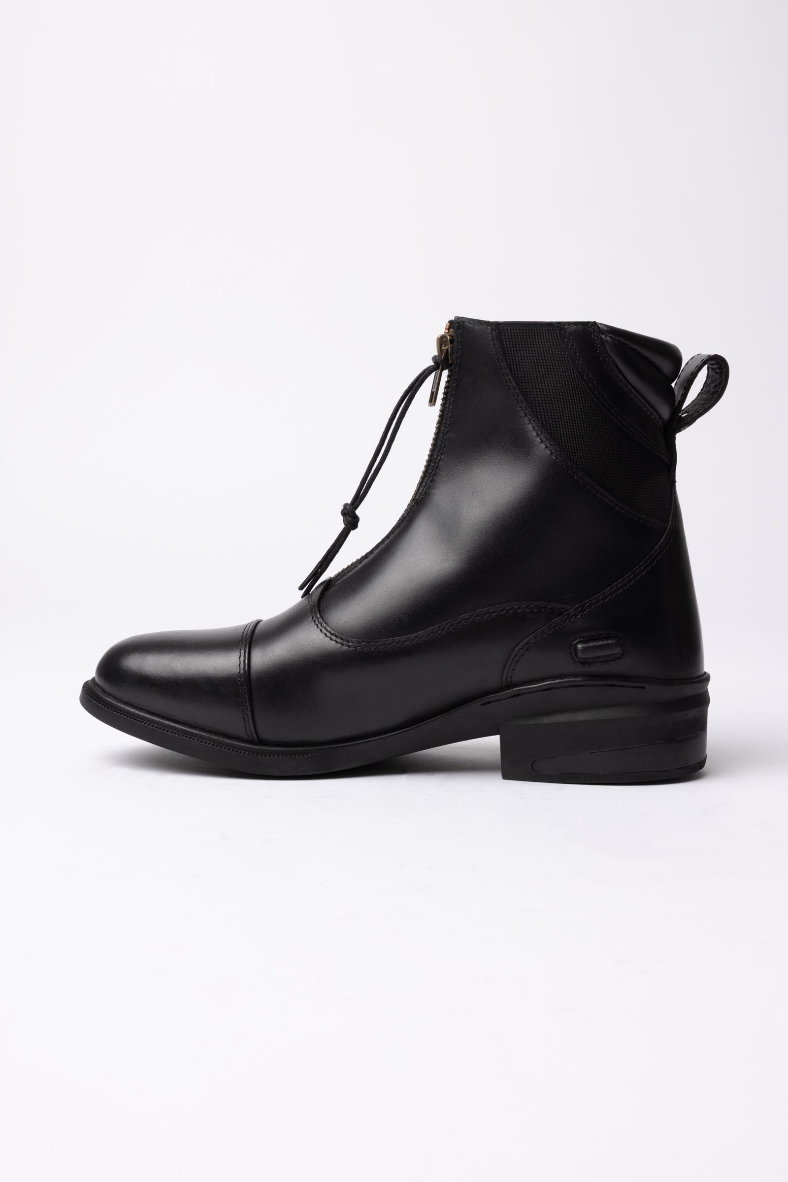 Horze Oldenburg bottines jodhpur en cuir avec fermeture éclair frontale