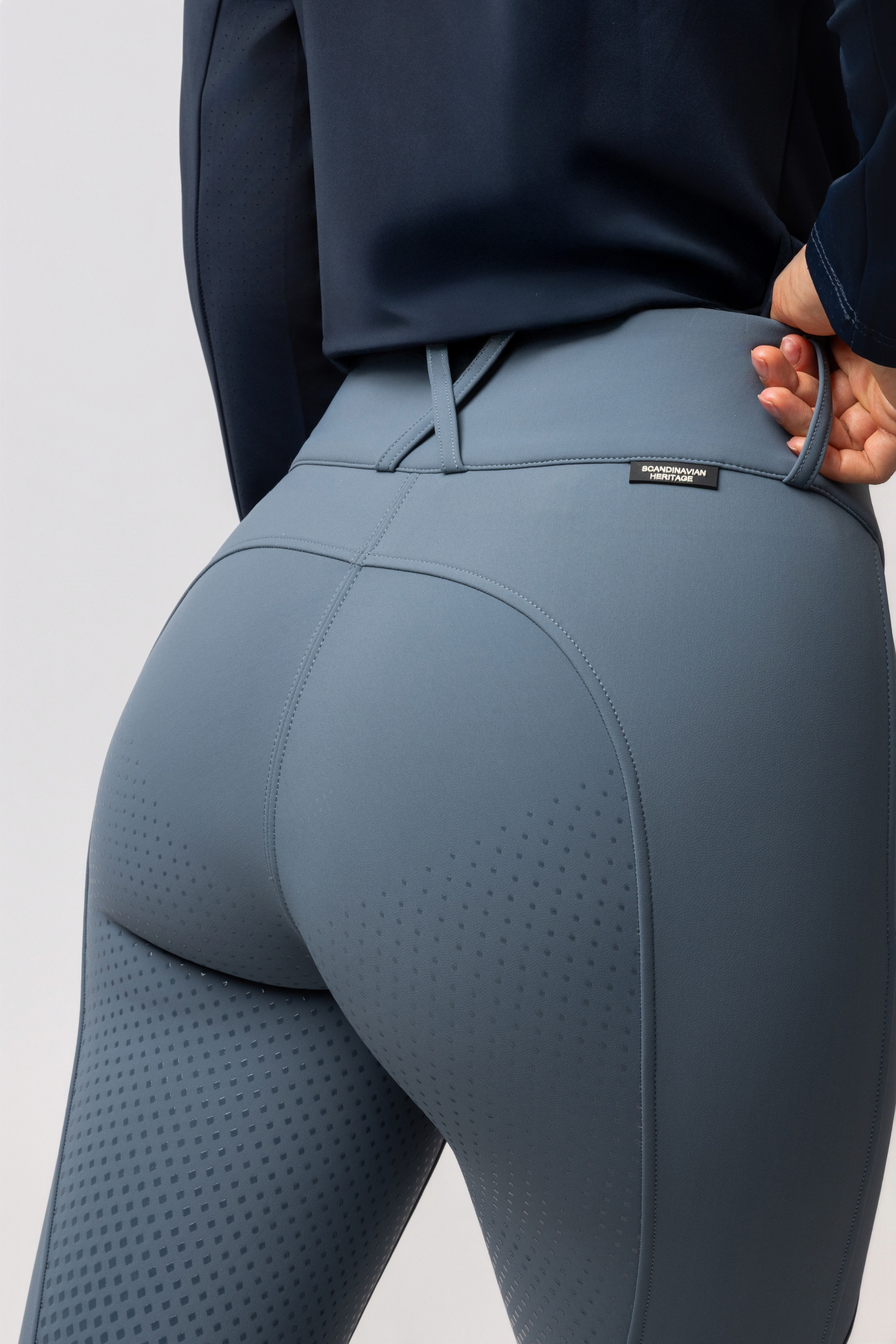 Horze Grand Prix Pro pantalon d&rsquo;&eacute;quitation thermo femme full grip