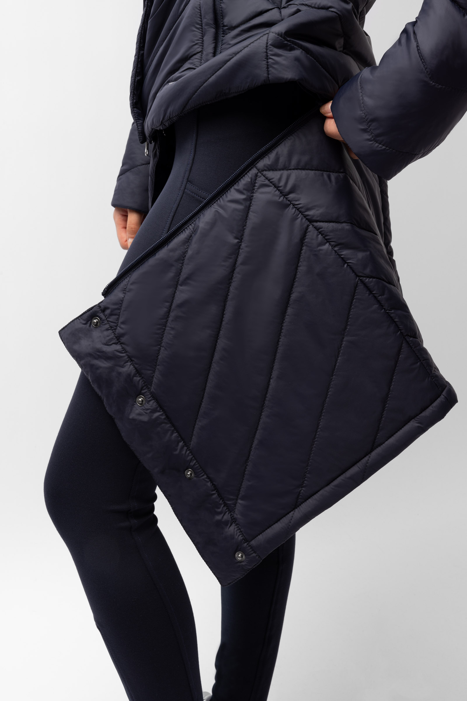 Parka doudoune Horze Aurora pour femme avec jupe amovible