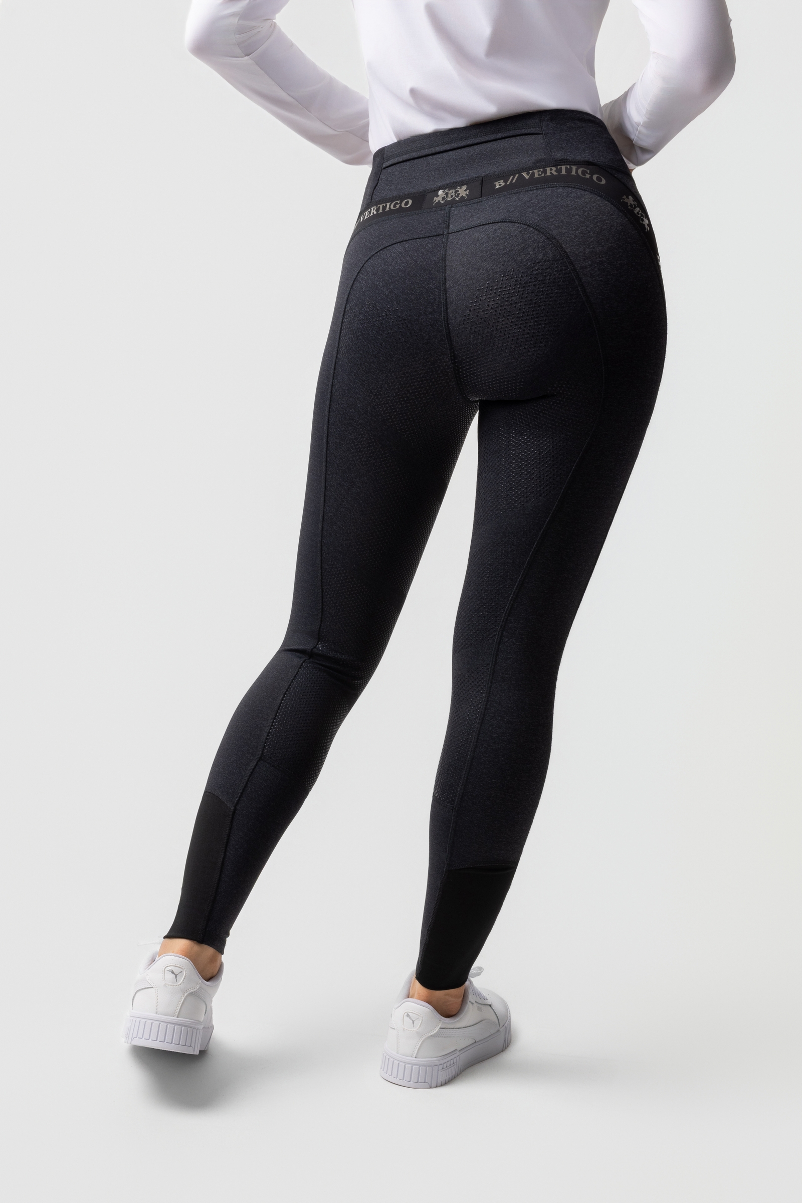B Vertigo Jenny legging d'équitation femme à fond intégral en silicone UPF 40+