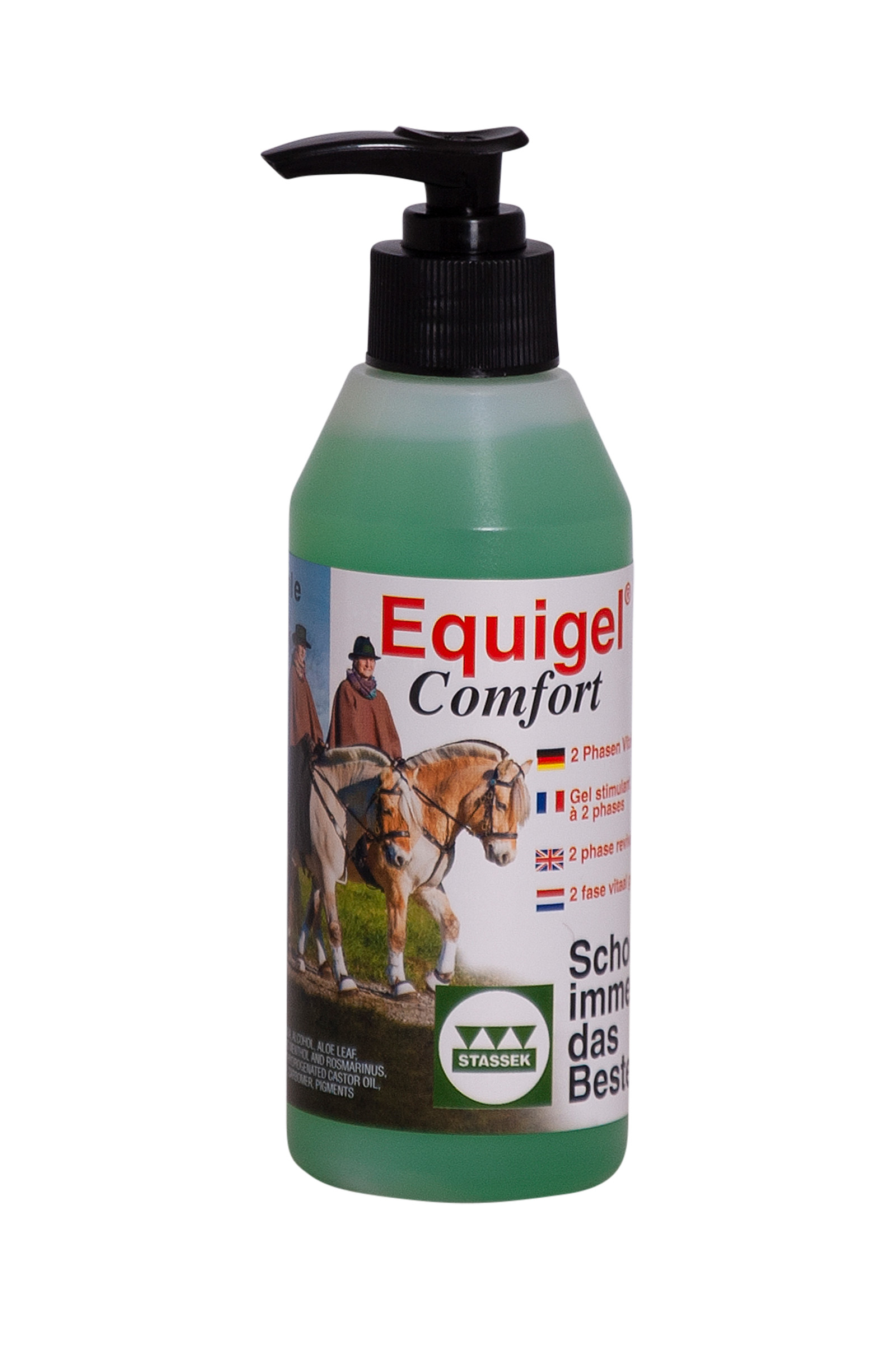 Gel de soin Stassek Equigel à 2 phases, 250 ml