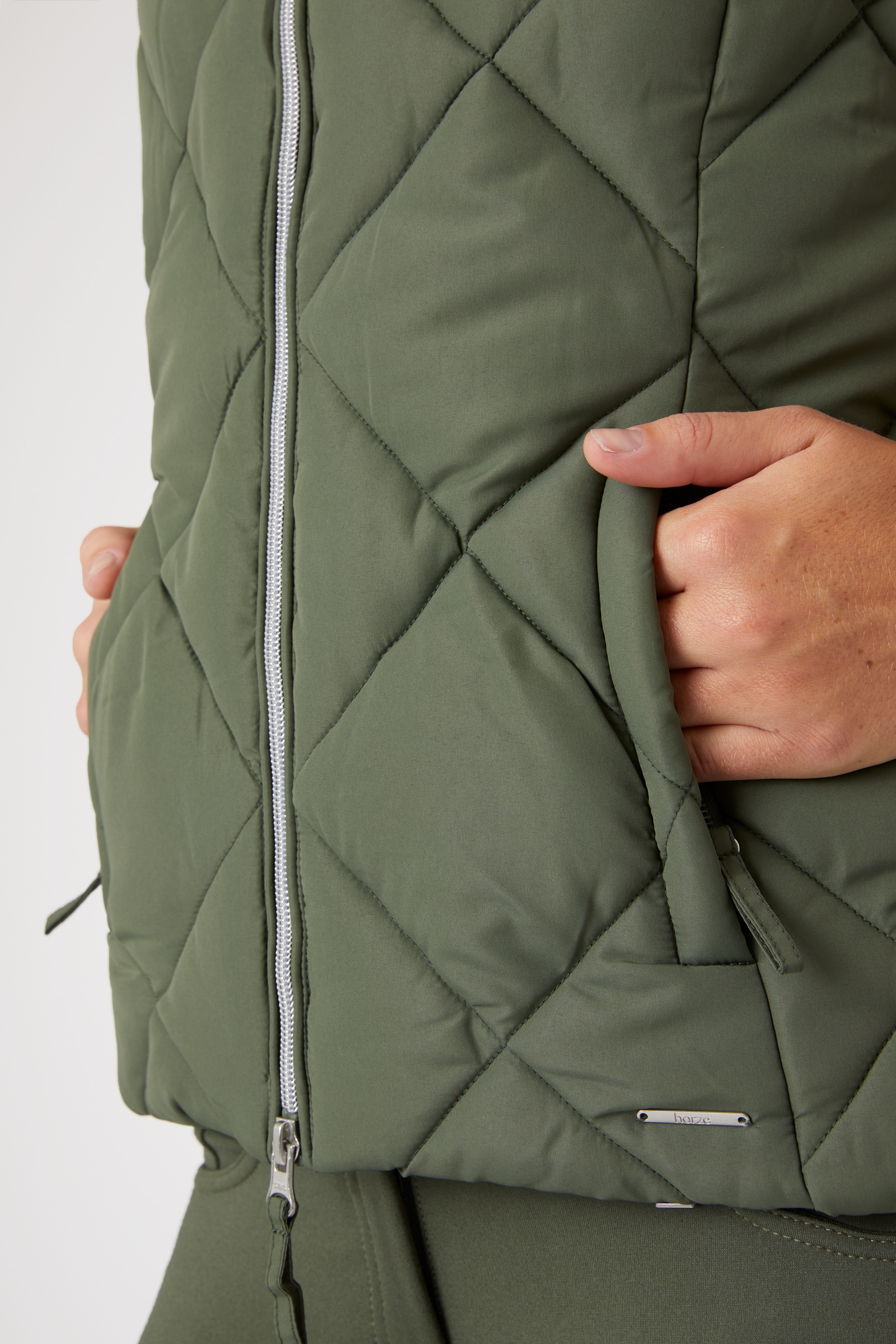 Gilet doudoune sans manche d'&eacute;quitation Horze Carola, femme