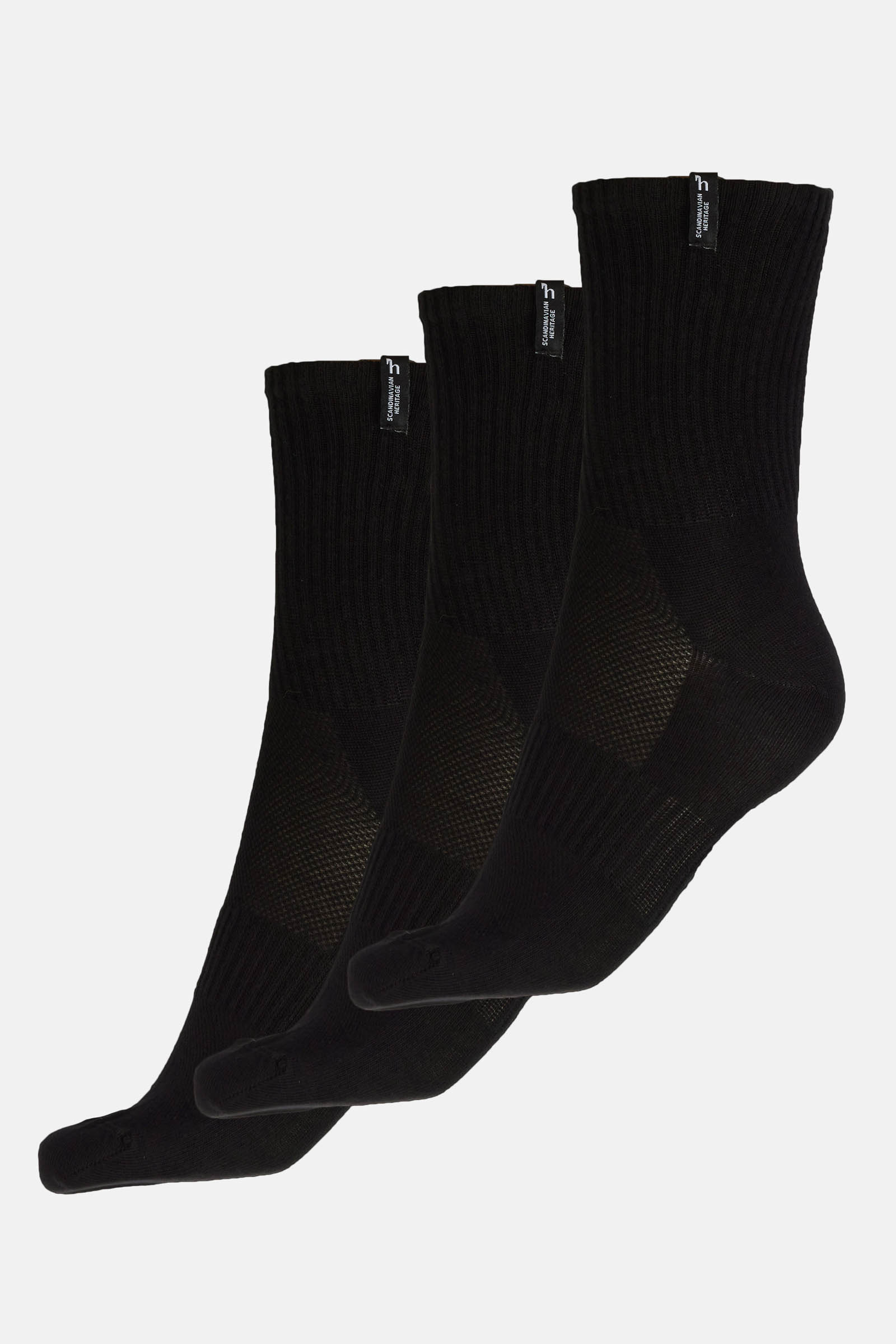 Black Horze chaussettes sport (set de 3)