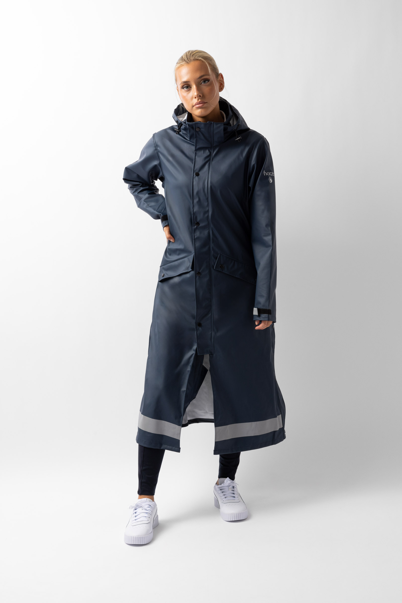 Imperméable Horze Hazel Femme Long imperméable avec fentes