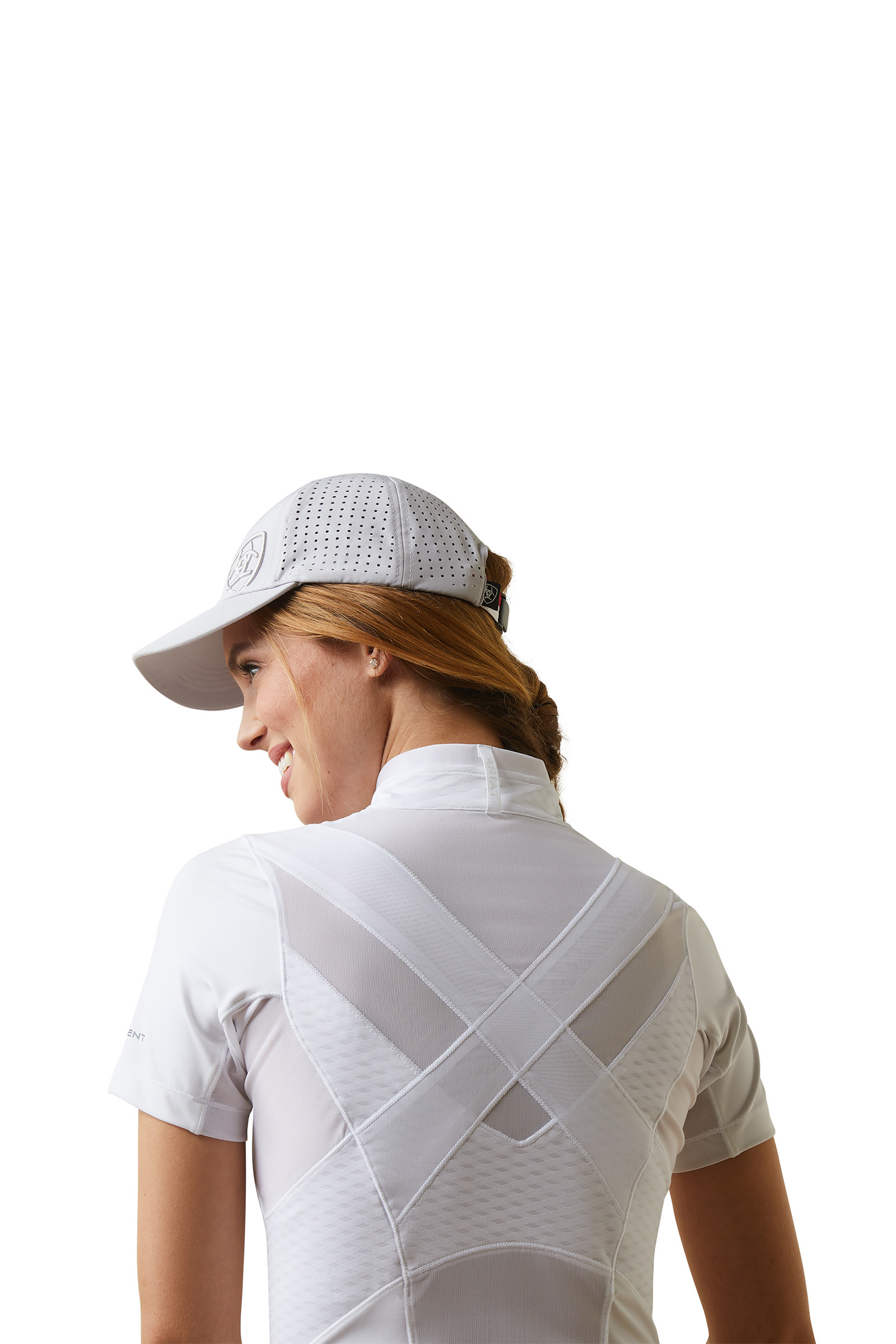 Chemise de comp&eacute;tition 1/4 Zip Ariat Ascent pour femme