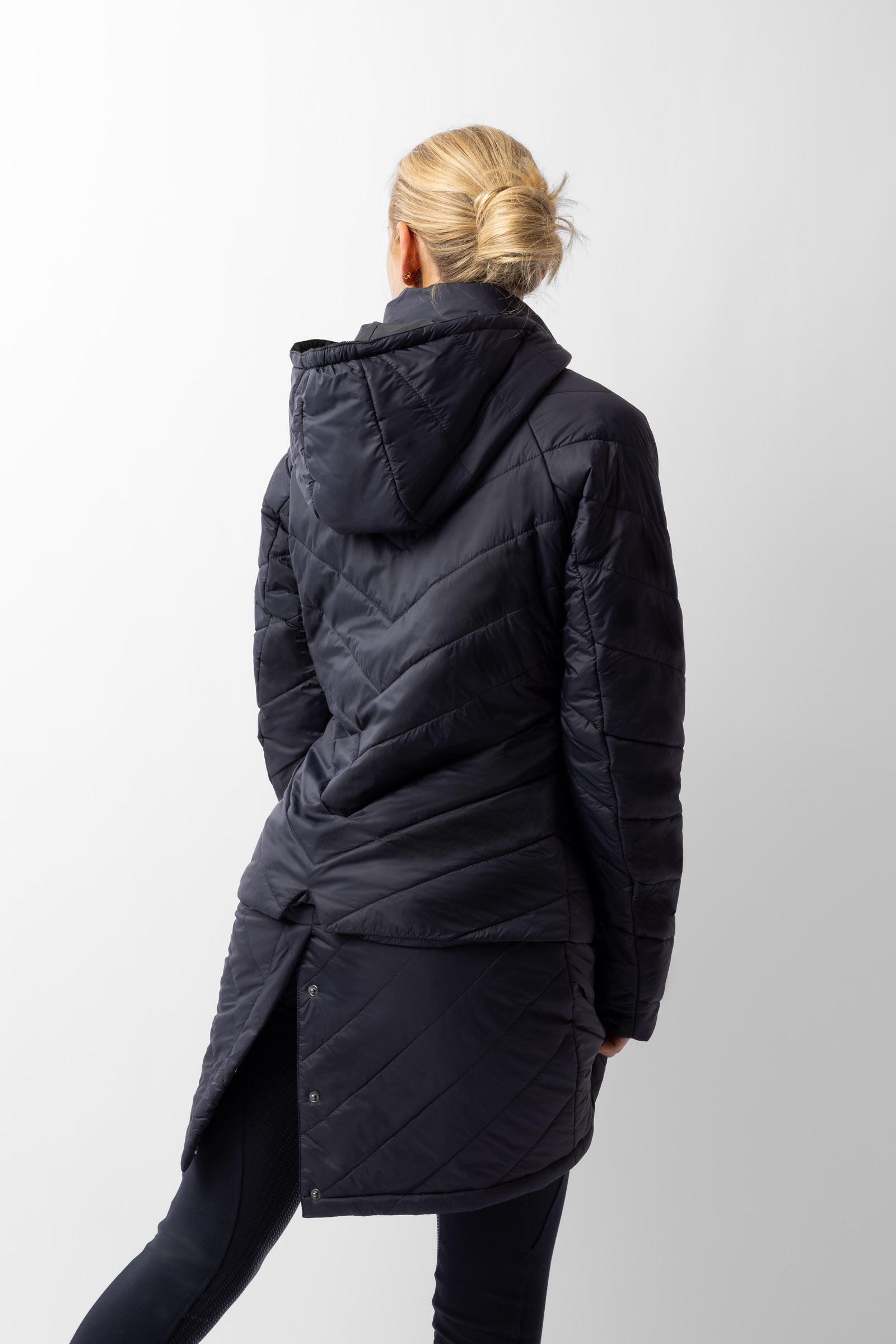 Parka doudoune Horze Aurora pour femme avec jupe amovible