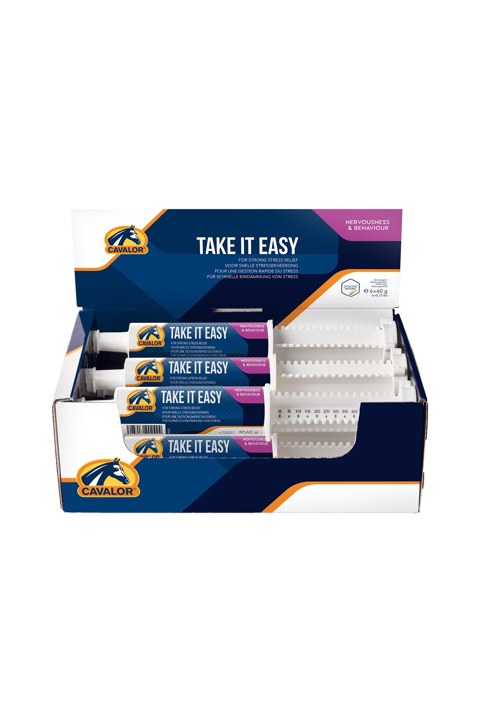 Pâte anti-stress Cavalor Take It Easy (6 x 60 g)