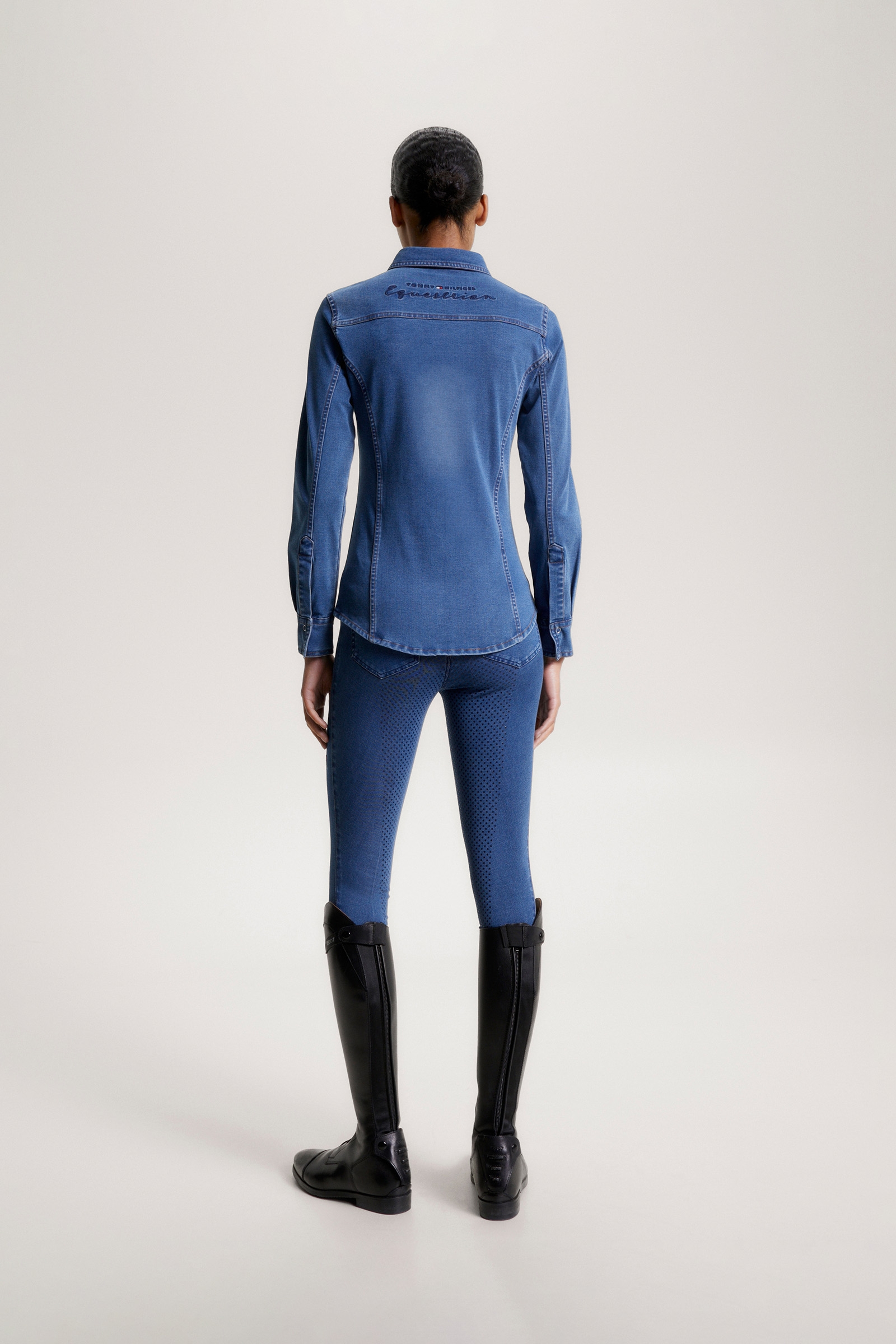 Chemise en denim stretch Tommy Hilfiger Equestrian Woodside