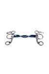 Mors Trust Equestrian Acier Doux Bleu Salivant Pelham Double brisure