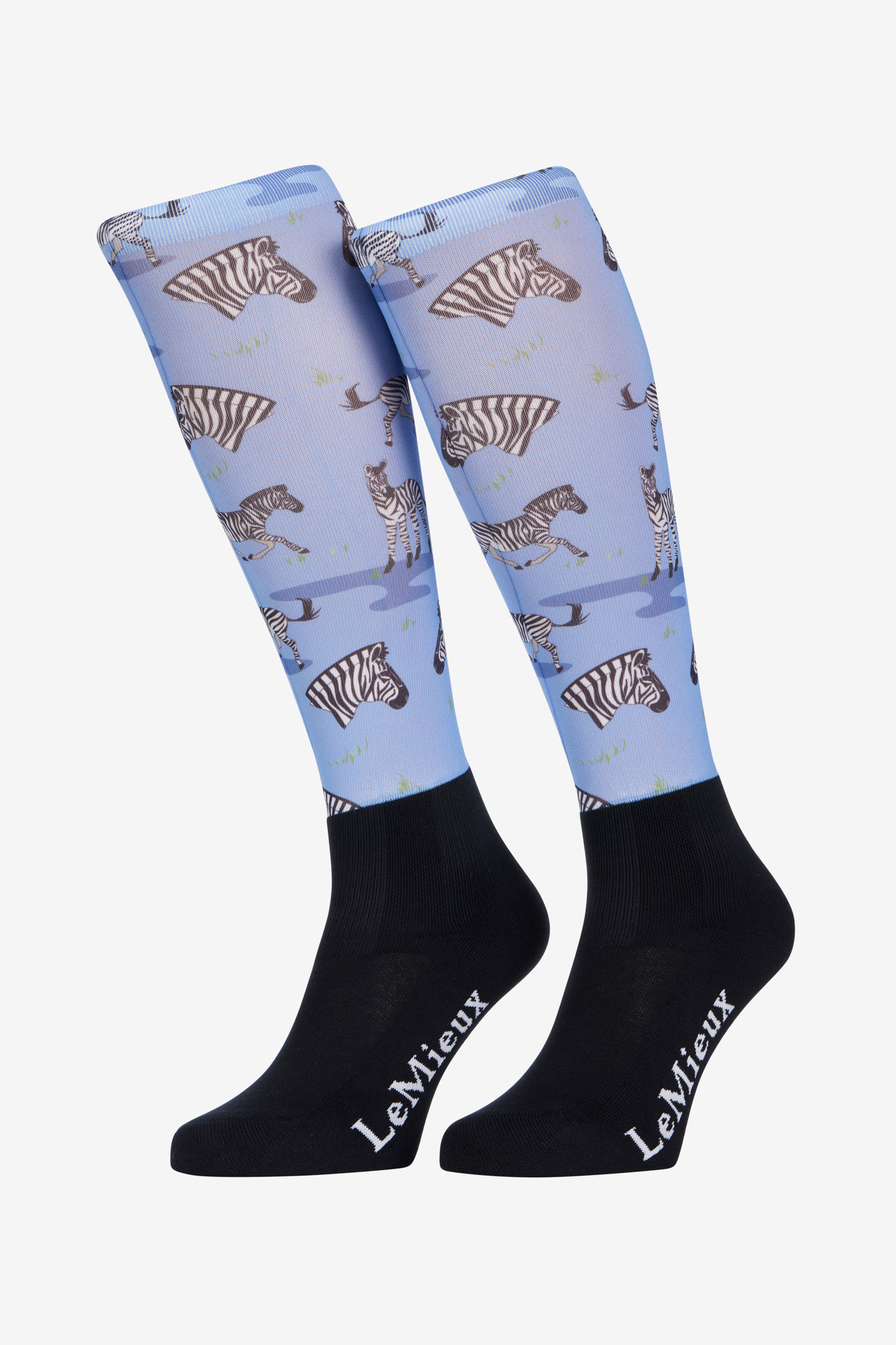 Zebra LeMieux chaussettes Footsie