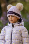 LeMieux Mini Double Pom bonnet enfant avec deux pompons