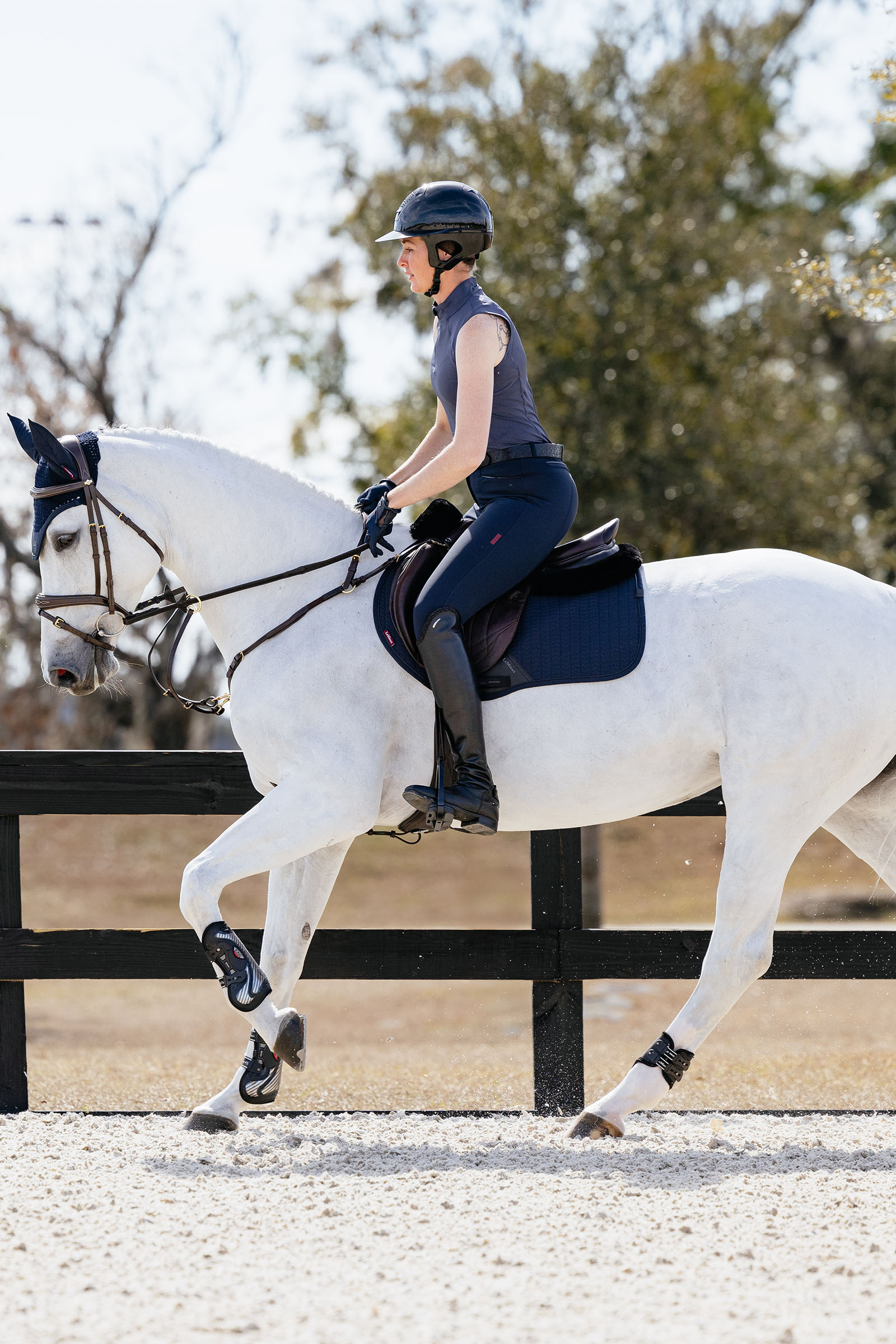 LeMieux Essence Eurojump Tapis de selle de saut