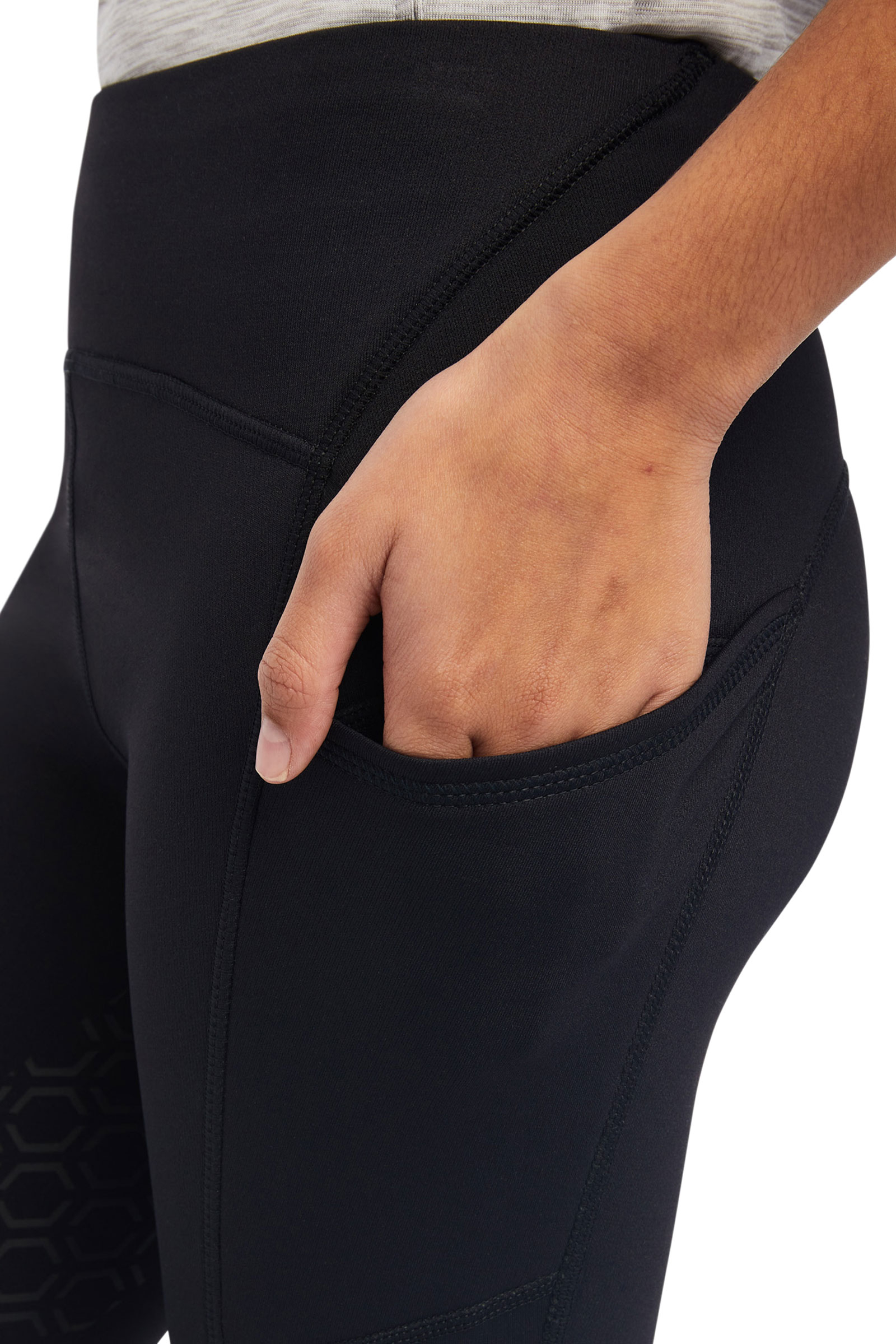 Ariat Venture Thermal Leggings enfant thermiques avec demi-grip