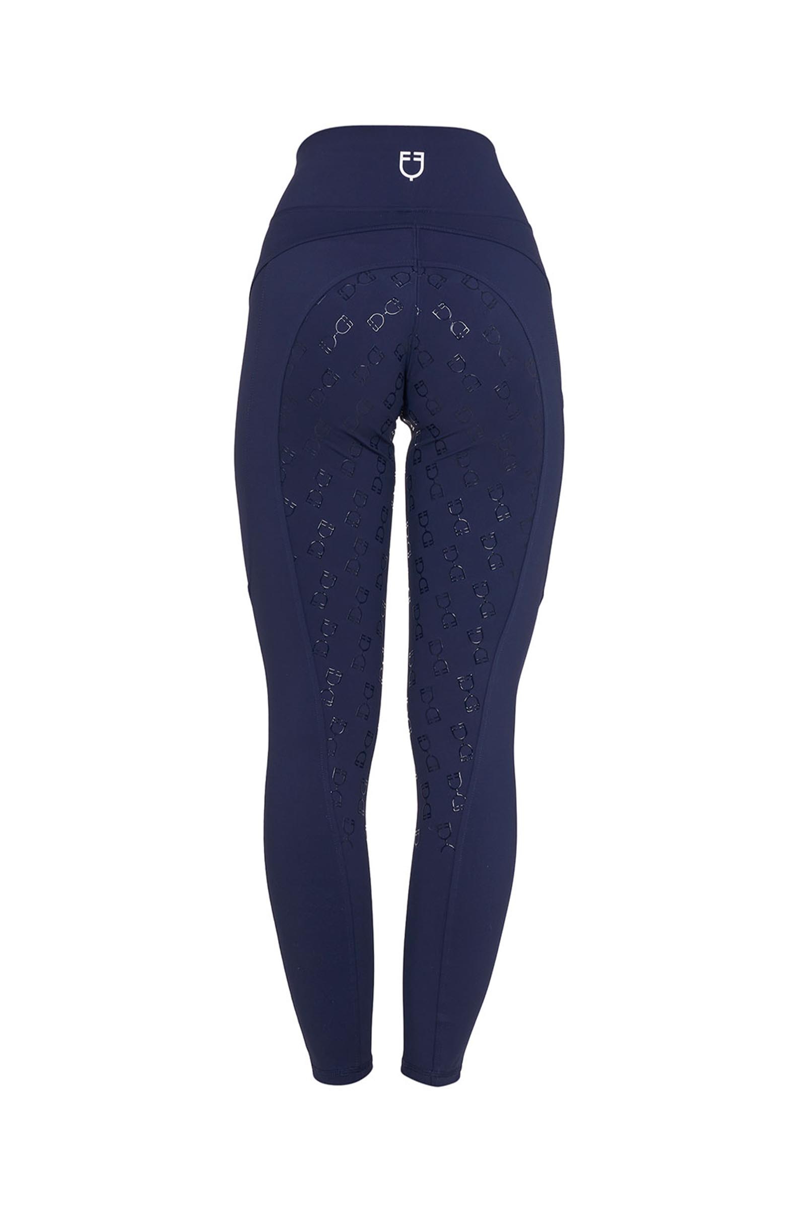 Navy Blazer Equestro SS2026 Leggings d'&eacute;quitation micro mesh femme  