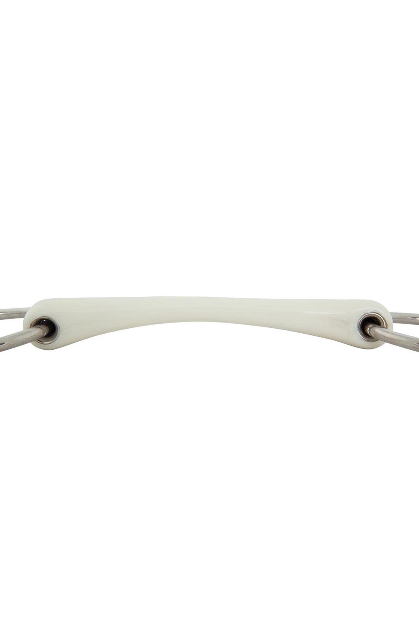 BR Combo mors &agrave; anneaux libres, mullen mouth, 18 mm