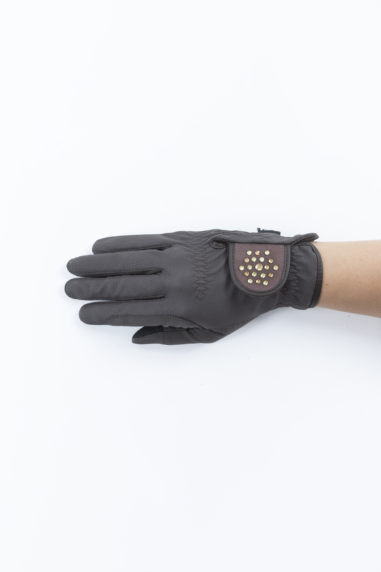 RSL Ascona Riding Gloves with Glitter Stones