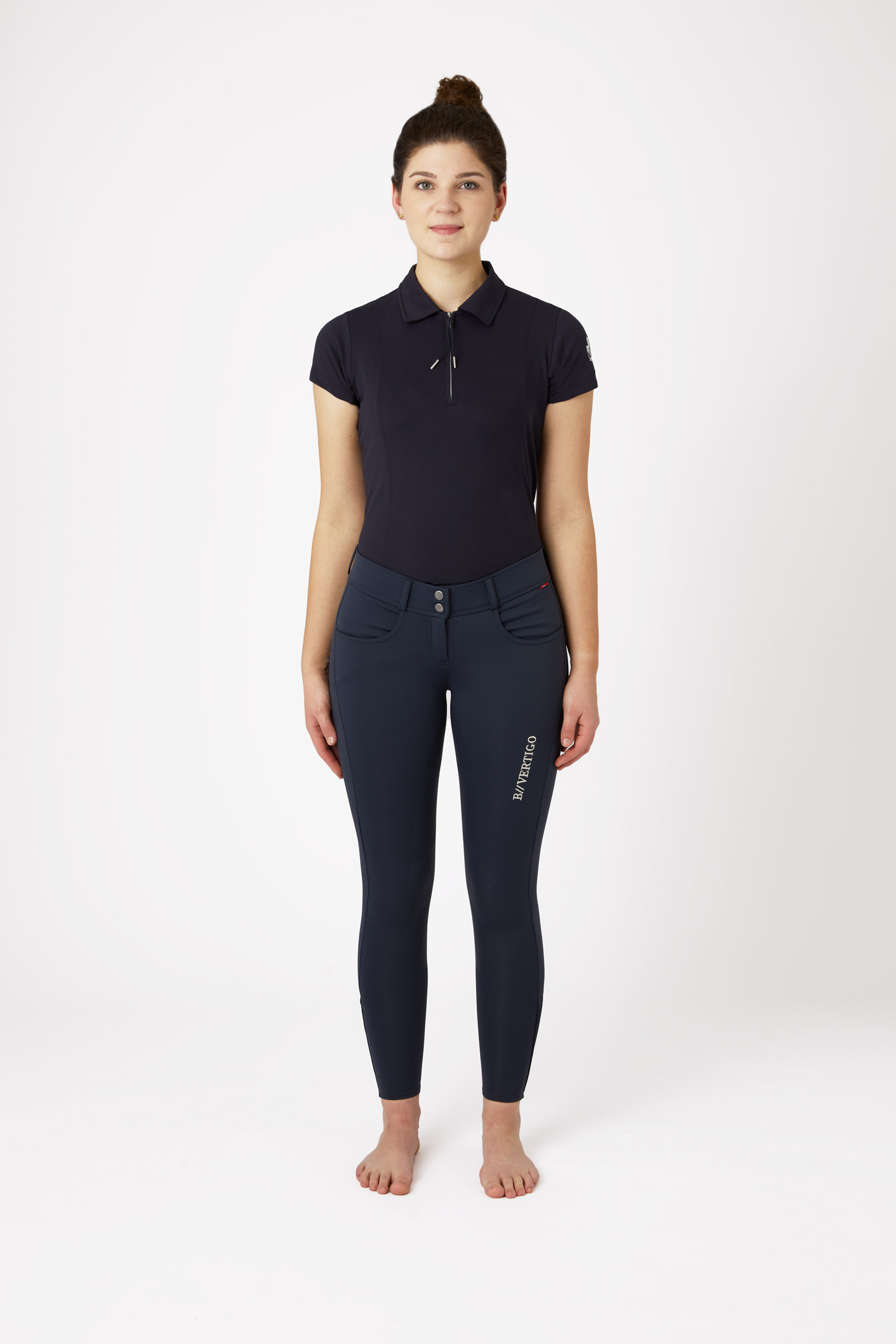 Pantalon d'équitation B Vertigo Meghan fond intégral grip silicone, femme