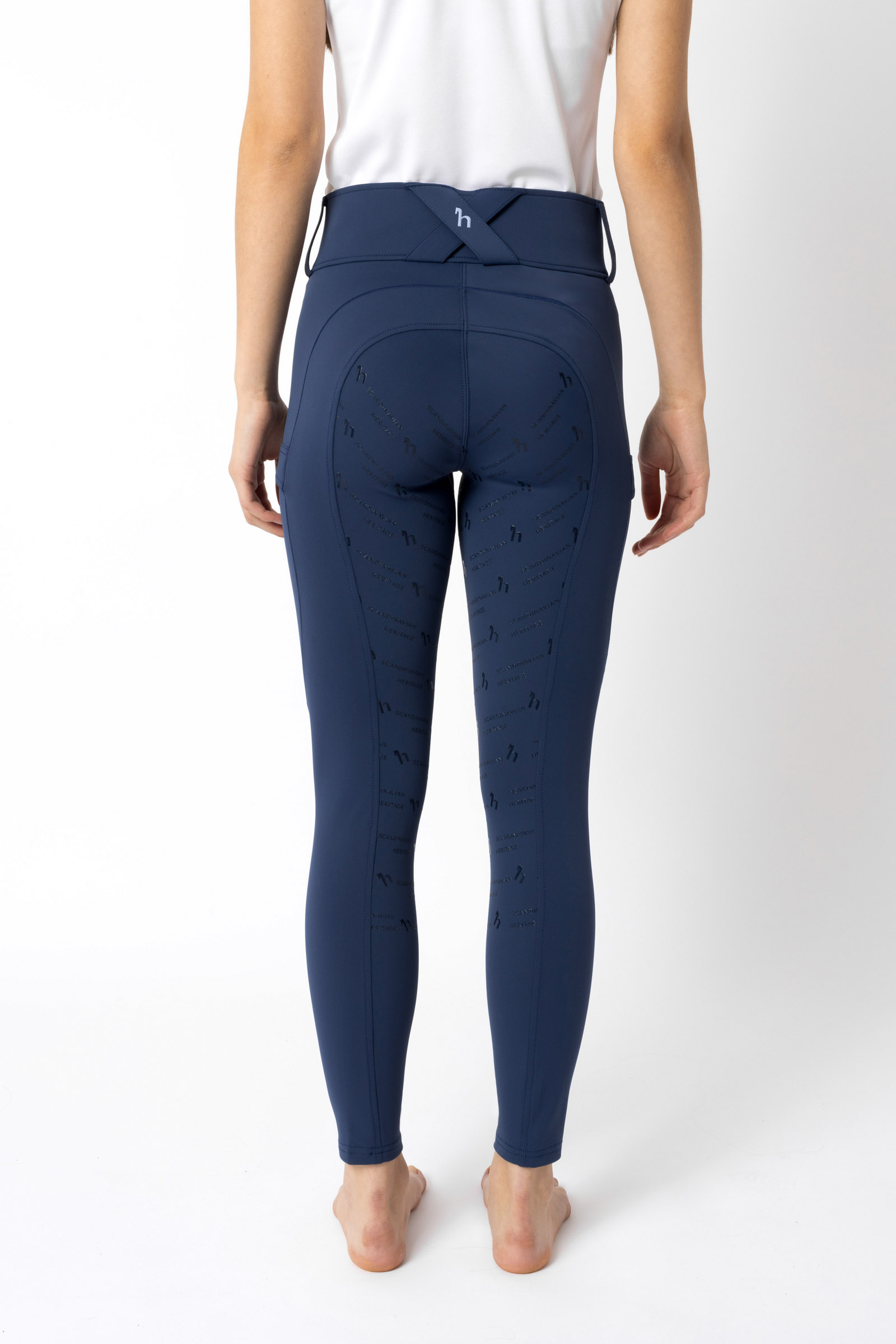 Pantalon d'&eacute;quitation fond int&eacute;gral grip fonctionnel Horze Camille, femme