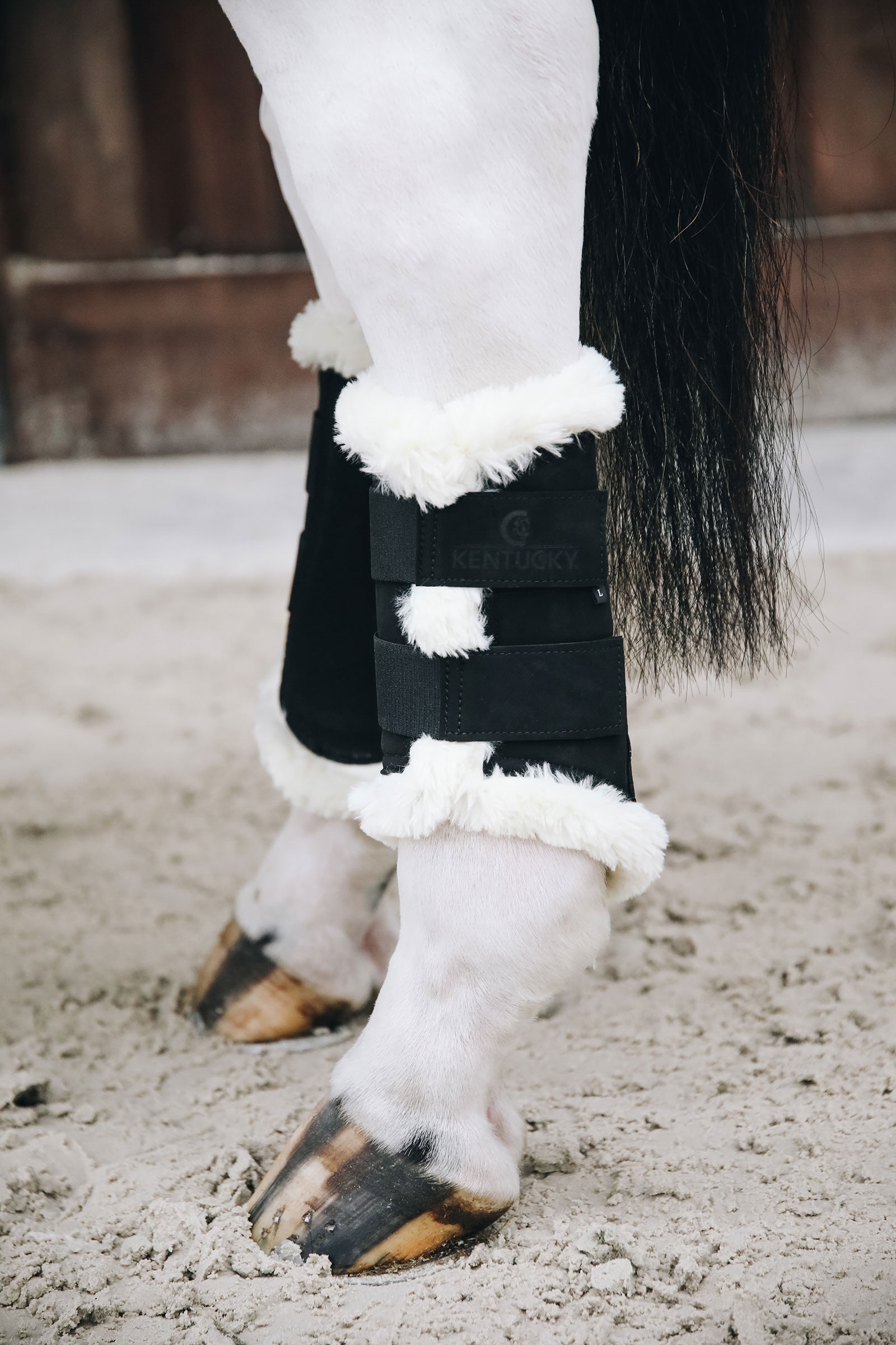 Gu&ecirc;tres de protection prot&egrave;ge-tendons pour l'ext&eacute;rieur Kentucky Horsewear AIR, ant&eacute;rieurs