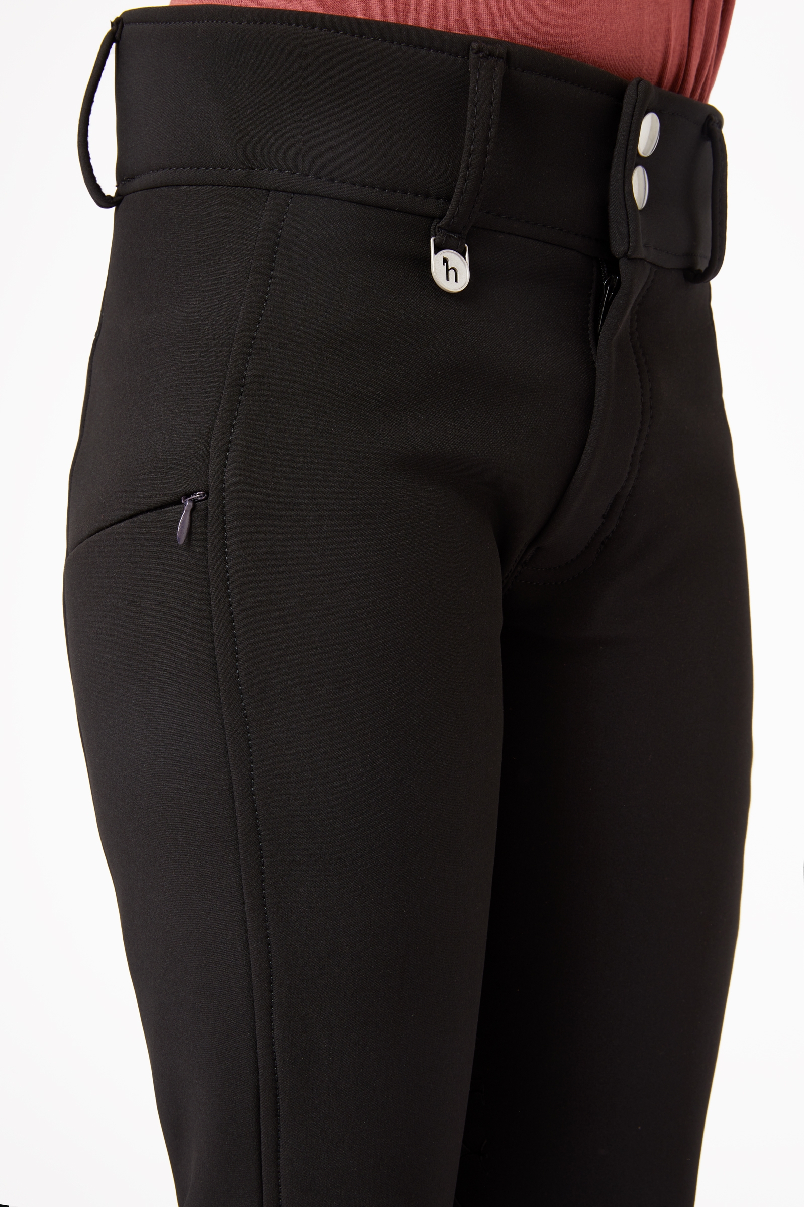 Pantalon d'&eacute;quitation thermique fond int&eacute;gral Horze Leighton Teens Ado