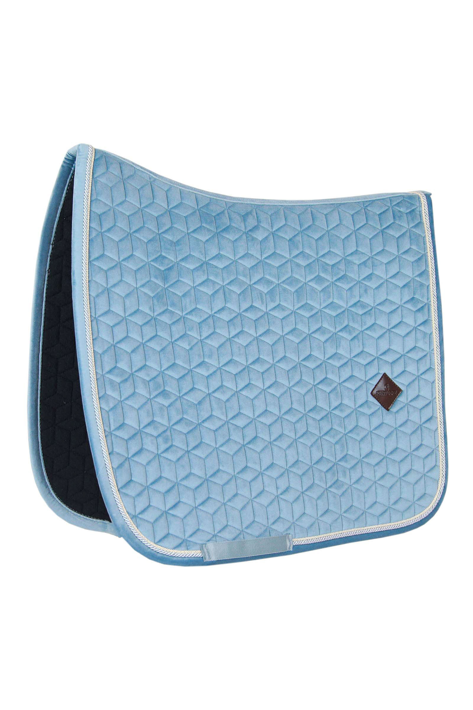 Light Blue Kentucky Horsewear Velvet Tapis de selle dressage
