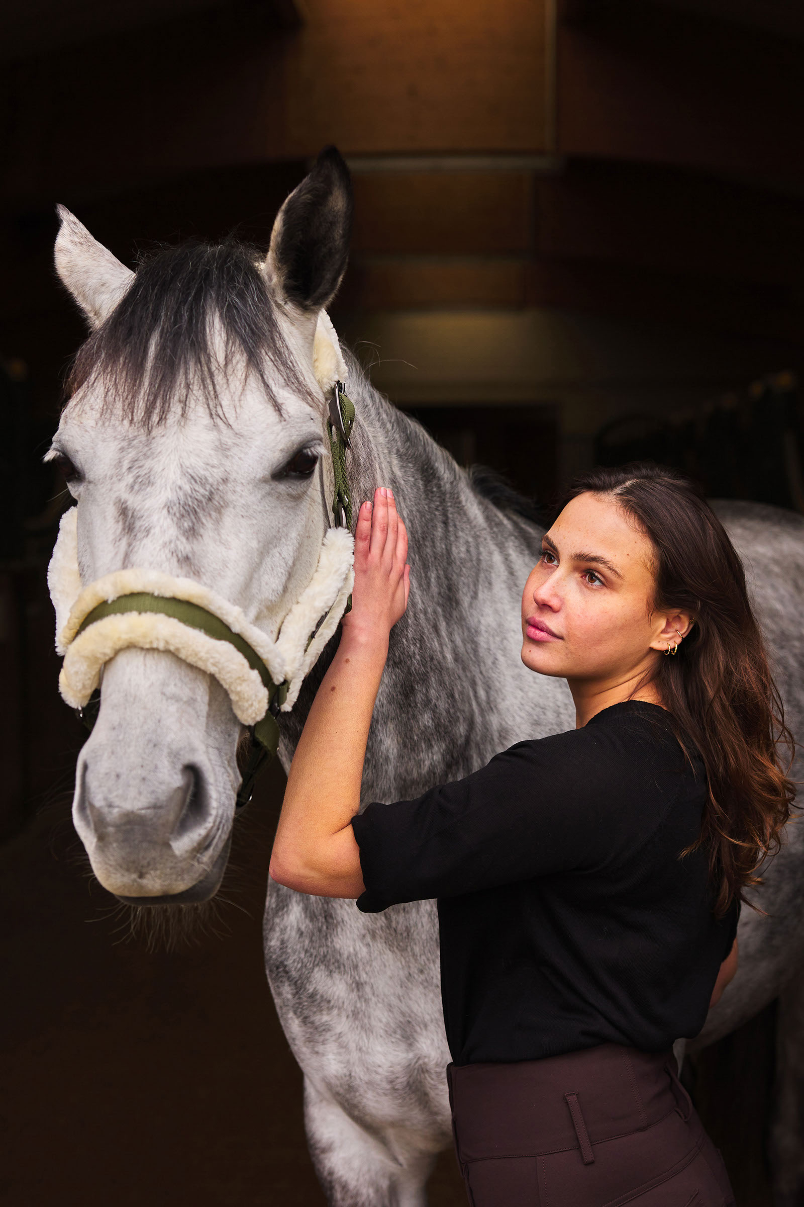Licol Horze Marquess avec doublure en fausse fourrure