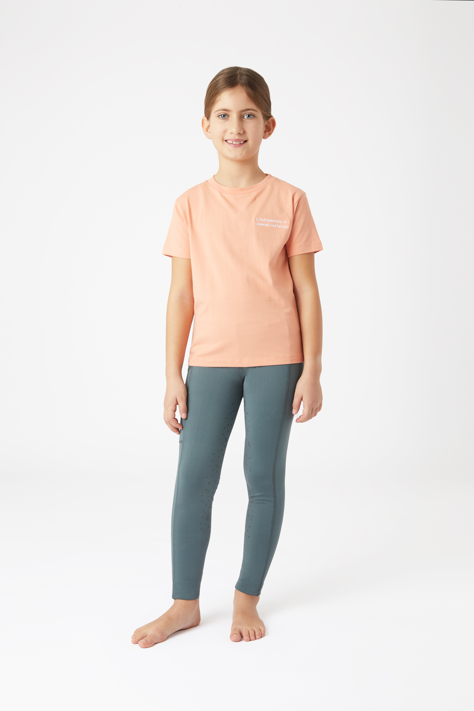 T-shirt Horze Calina avec broderie, enfant