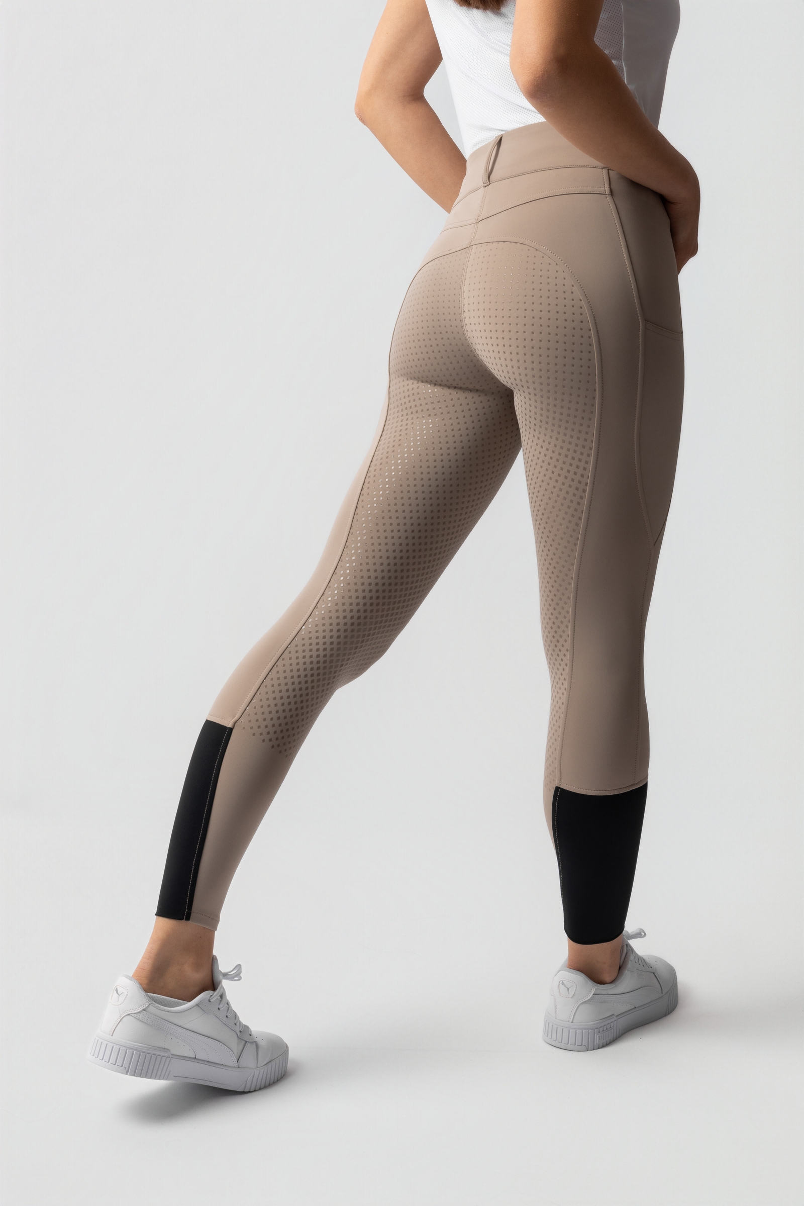 Horze Evelyn pantalon d&rsquo;&eacute;quitation femme full grip UPF 50+