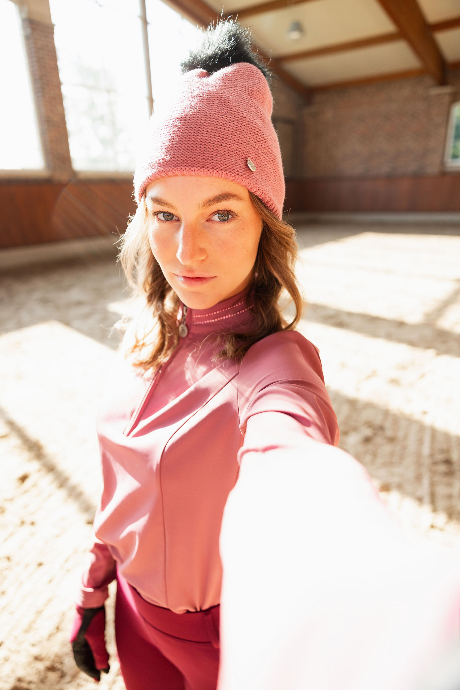 Horze Haze Bonnet Tricoté