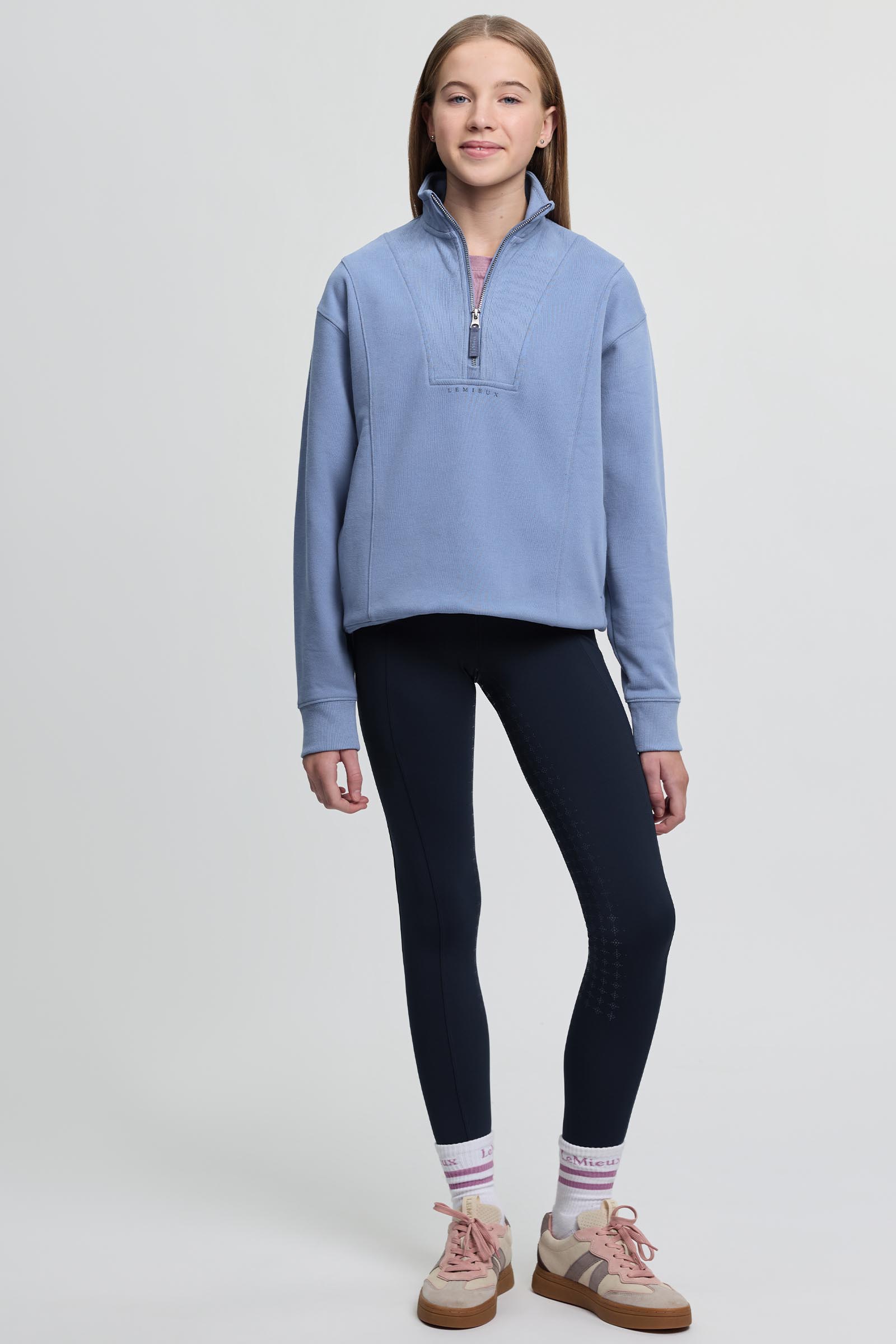 LeMieux Young Rider Vianne sweat enfant quart zip