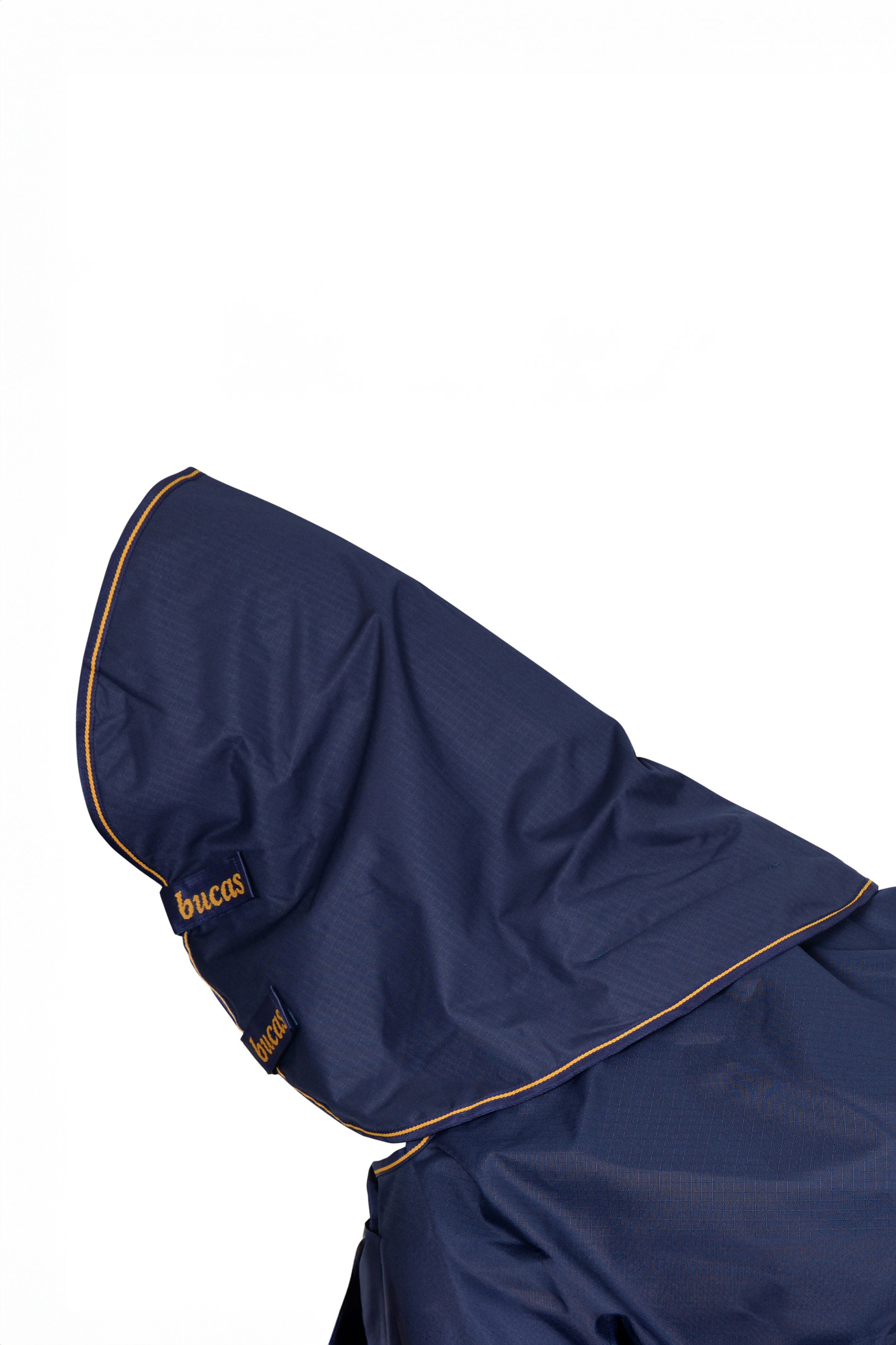 Dark Blue/Gold Bucas Irish Turnout couvre-cou, 0g