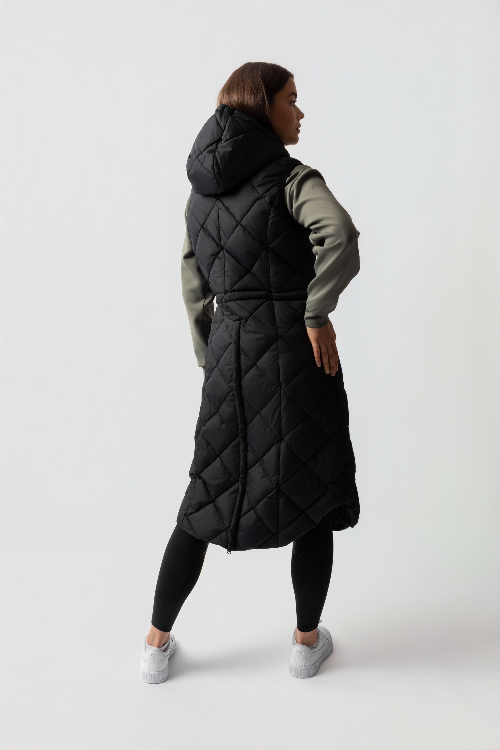 B Vertigo Gem Longue Doudoune d'&eacute;quitation sans manches rembourr&eacute;e 