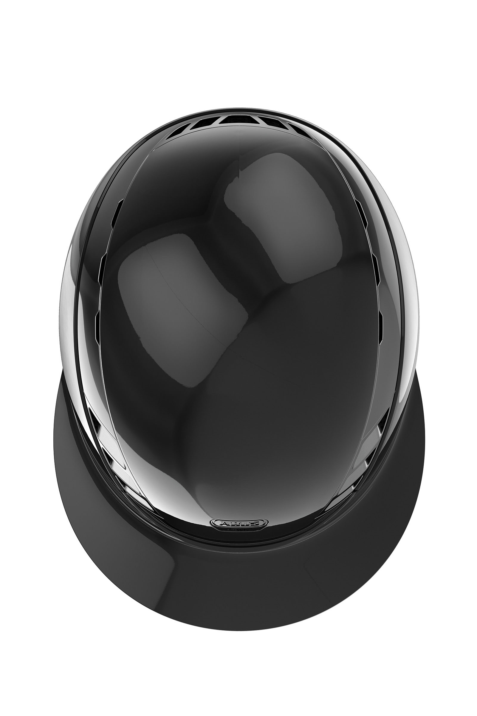 Abus Pikeur AirLuxe Chrome Casque d'&eacute;quitation &agrave; visi&egrave;re longue