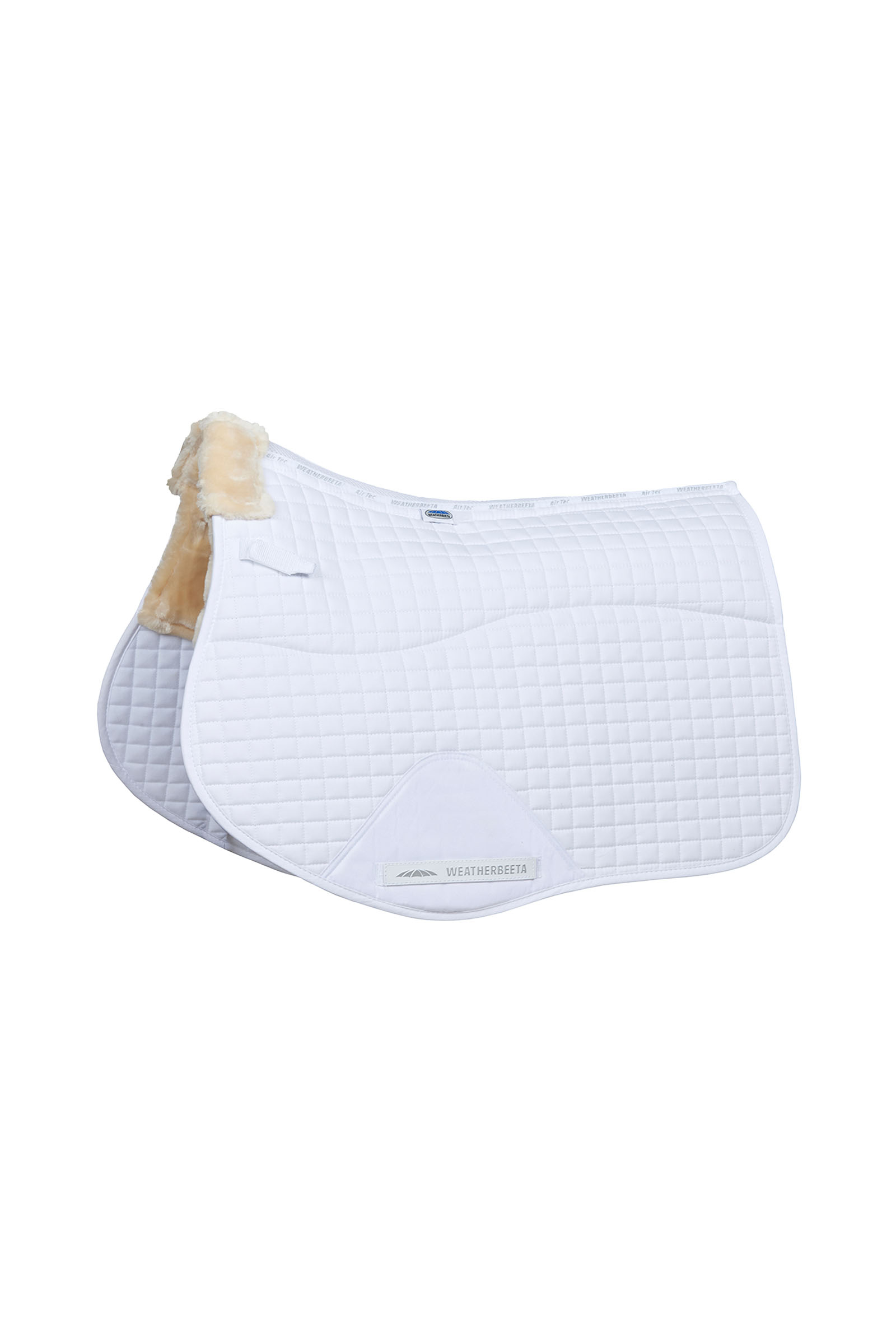 White Weatherbeeta Prime Comfy Fleece tapis de selle mixte