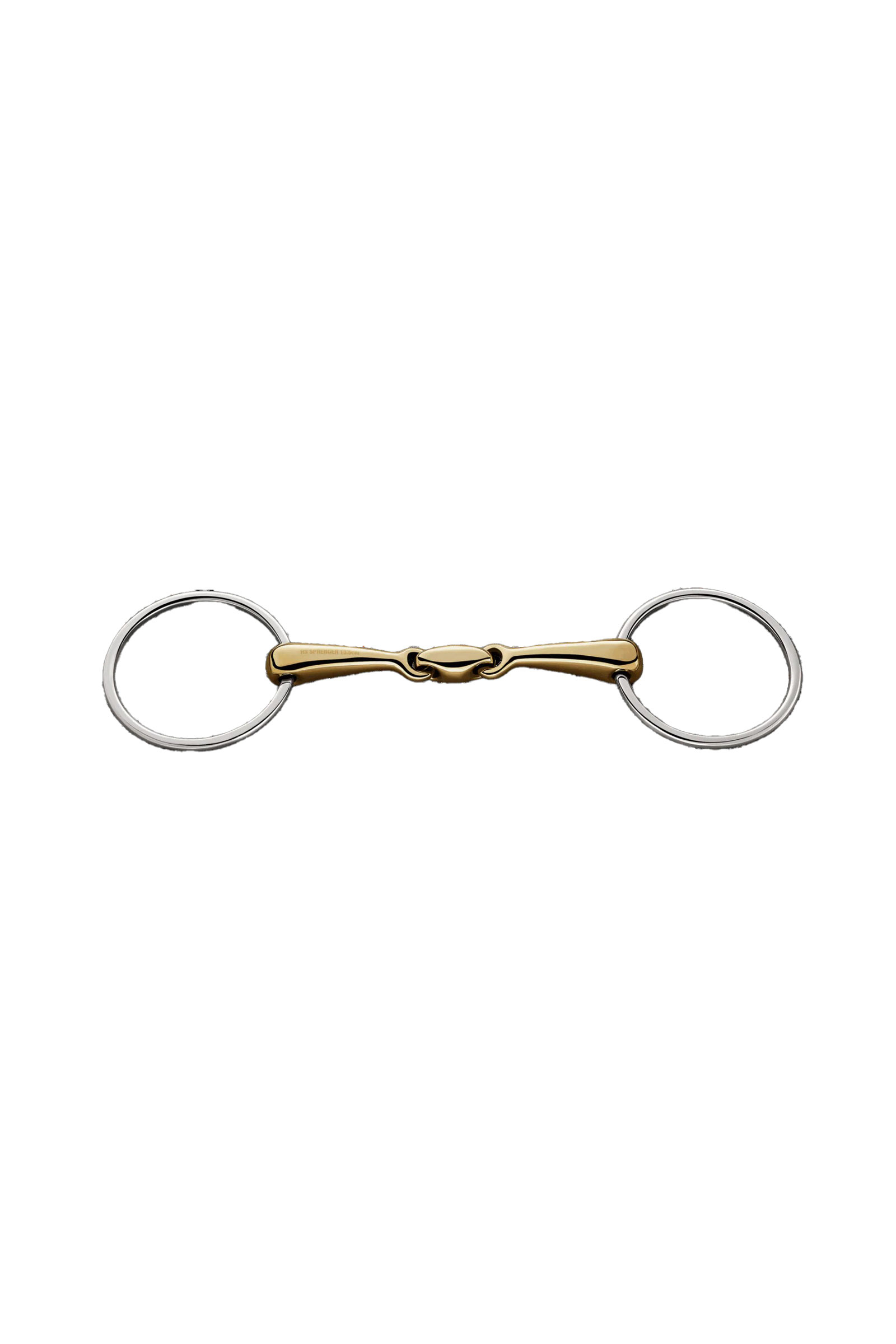 Sprenger mors de filet double brisé, Cuivre Plus, 18 mm