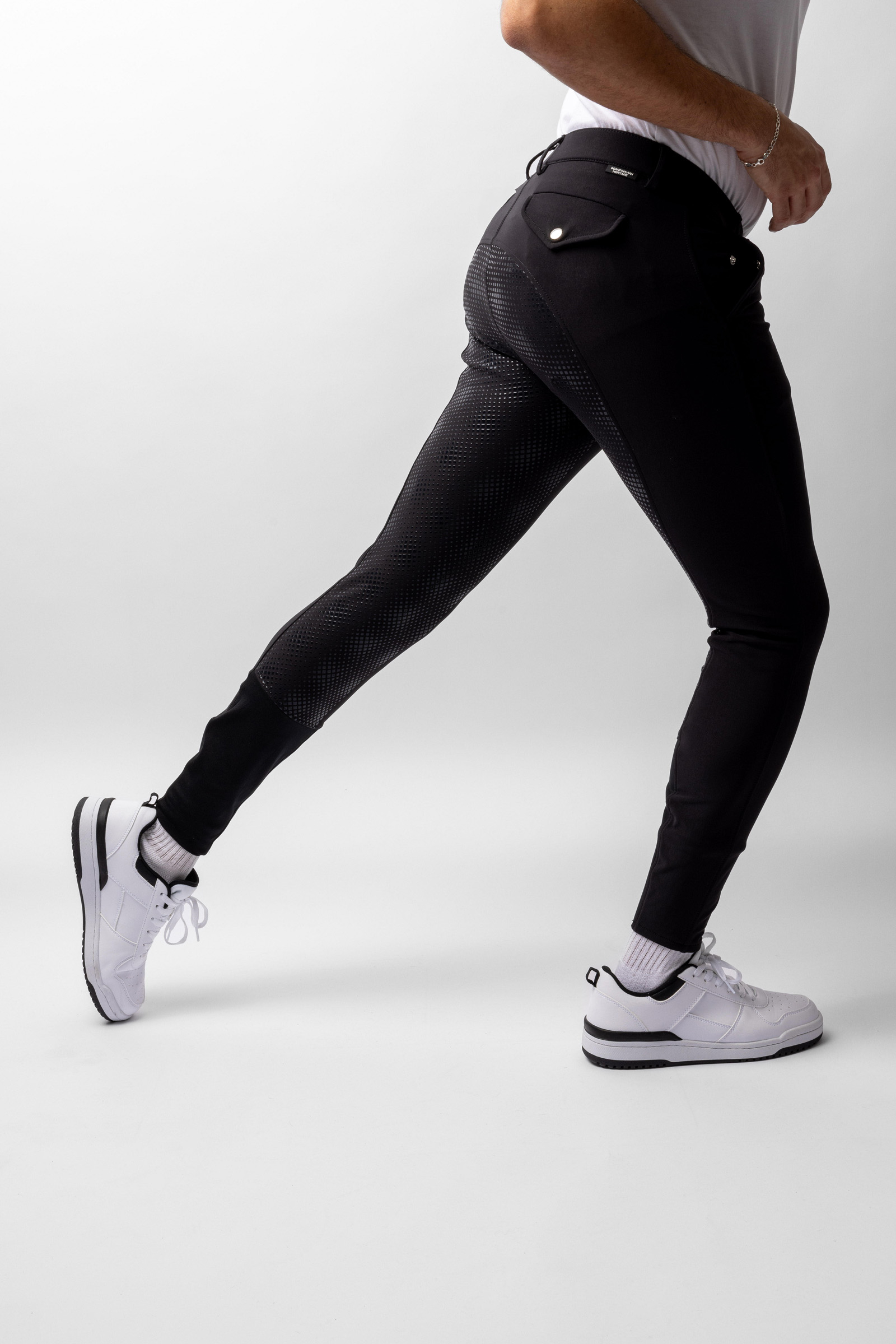 Horze Grand Prix pantalon d&rsquo;&eacute;quitation homme avec fond int&eacute;gral en silicone