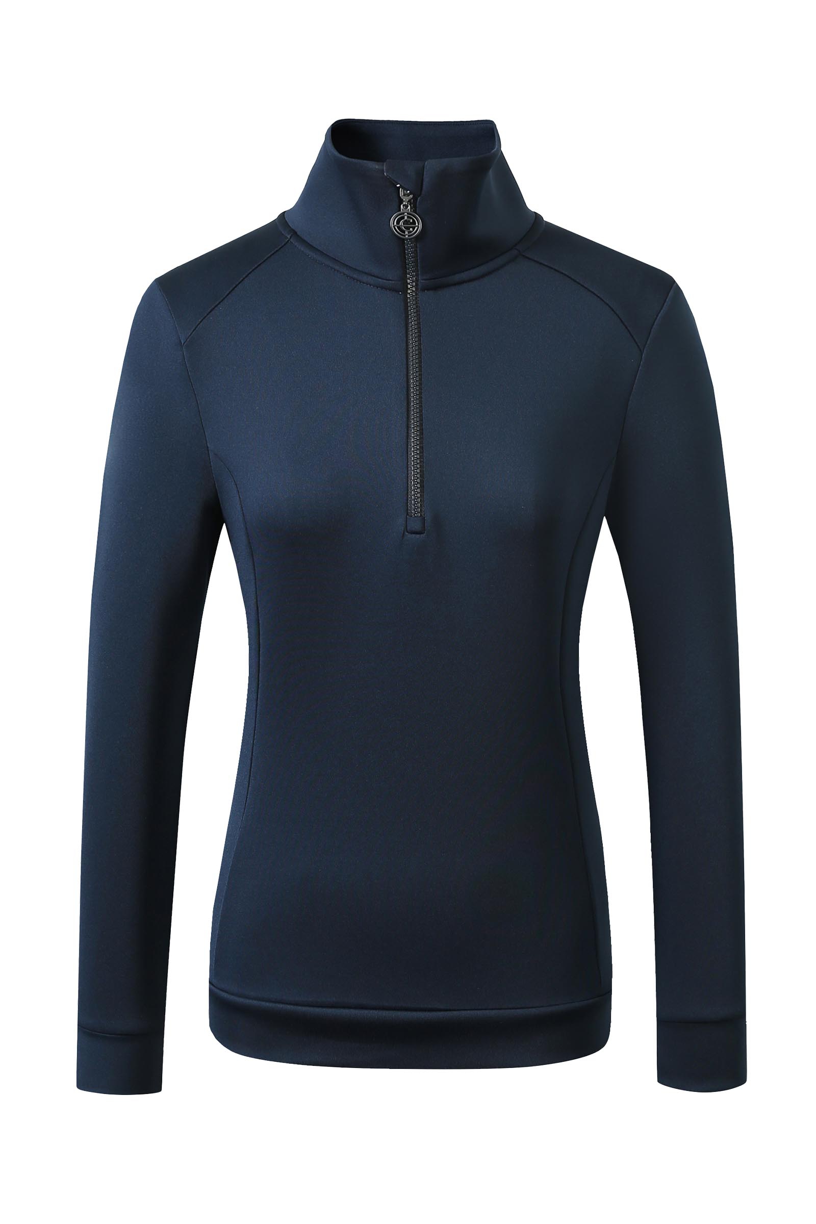 Covalliero sweat-shirt pour femme avec demi-zip SS25  