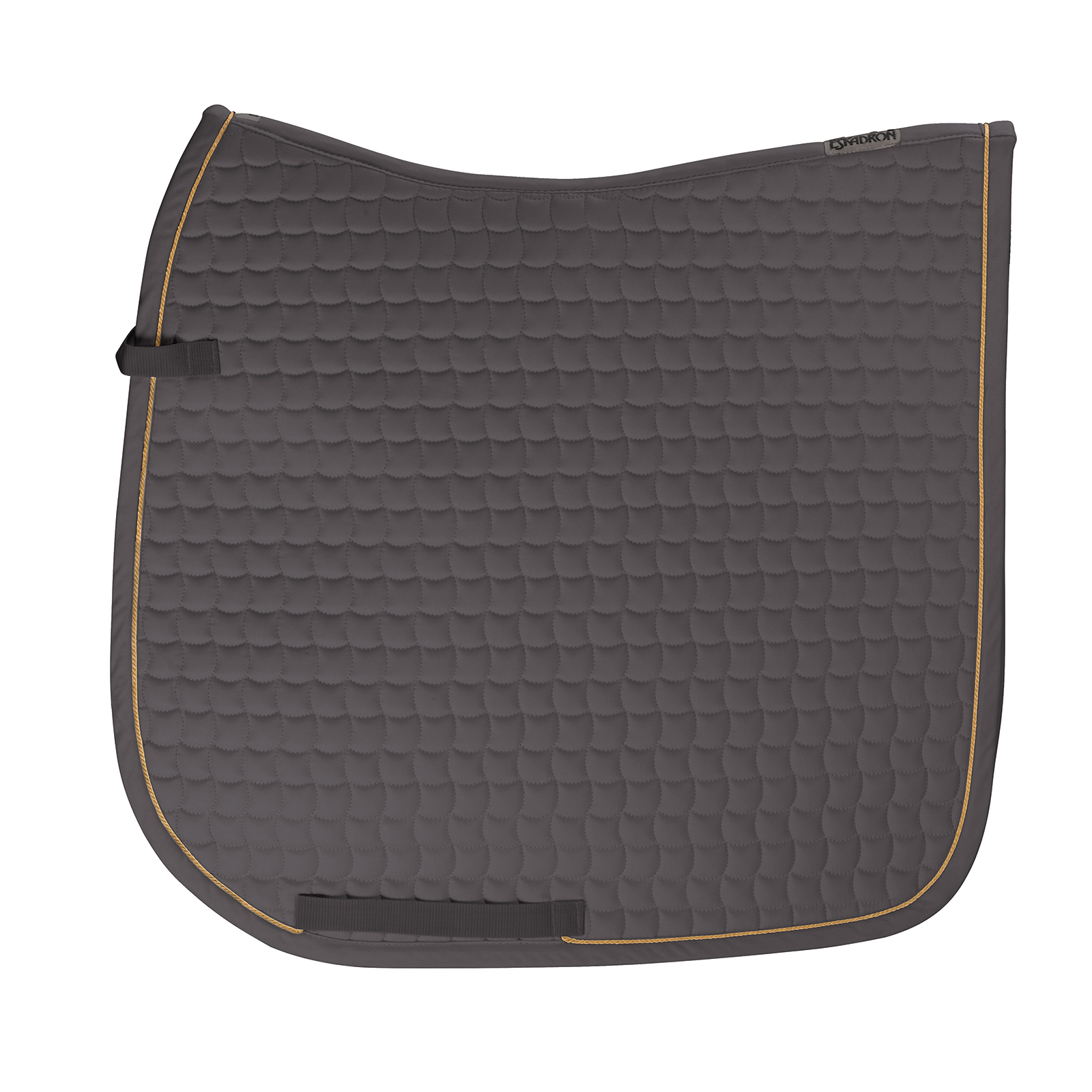 Anthracite Tapis de selle de dressage coton Eskadron Or