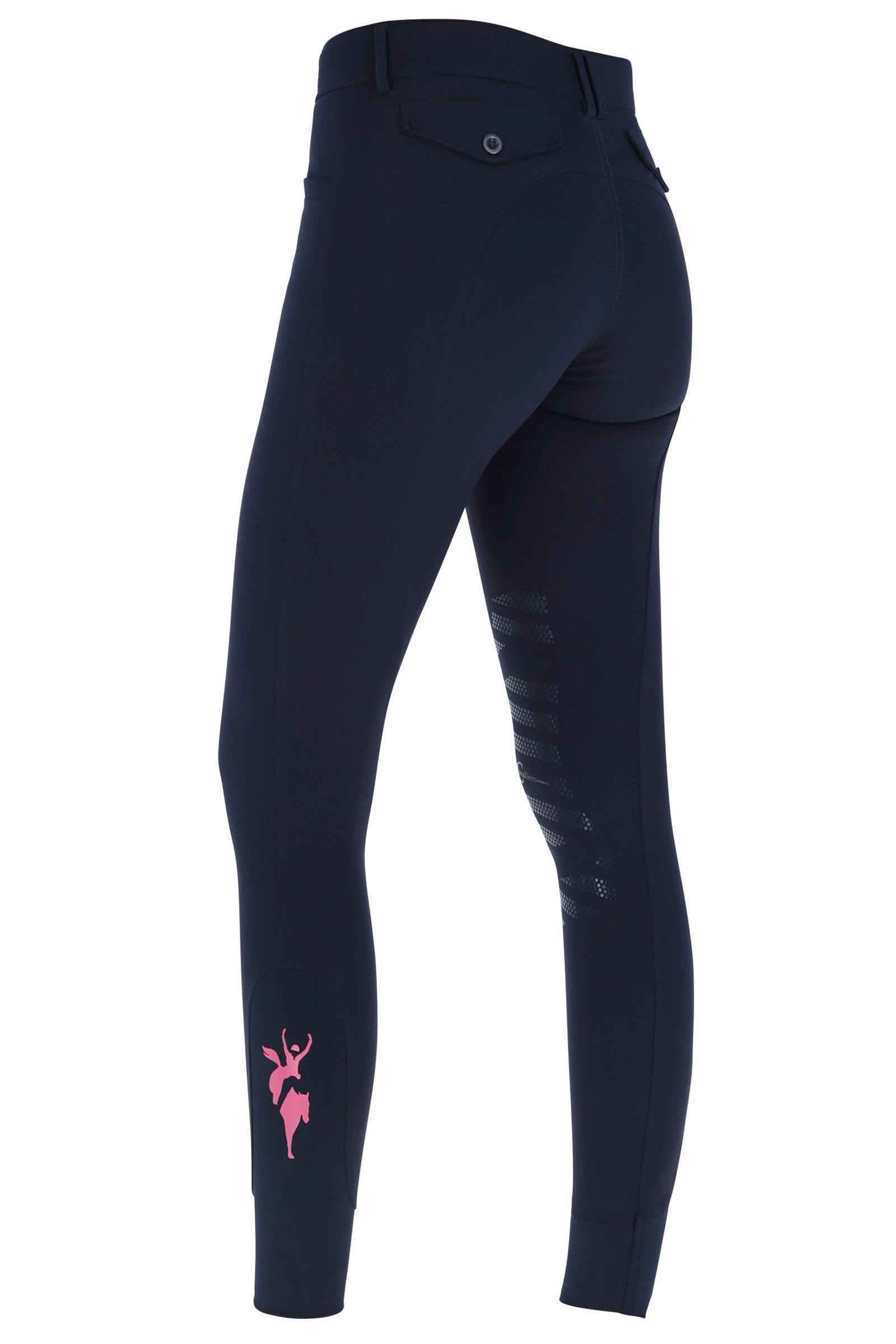 DB/AB Pantalon d'équitation Covalliero Janne x Ruban Rose pour femme