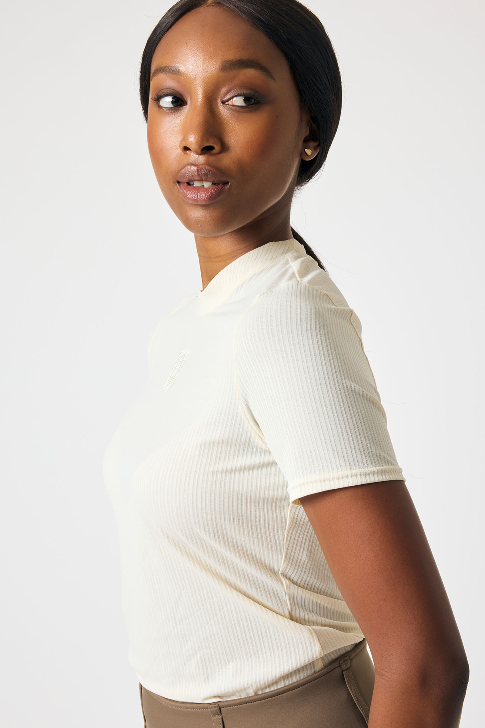 PS of Sweden Courtney S/S Haut en Mesh Ray&eacute;