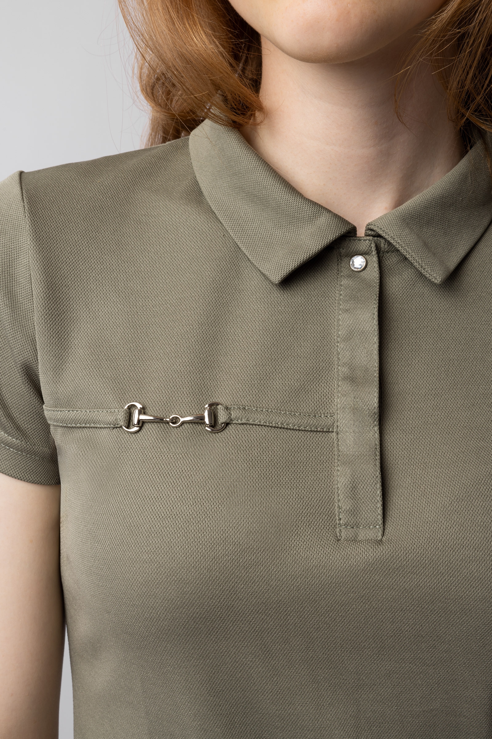 Polo fonctionnel &agrave; manches courtes Horze Denise, femme