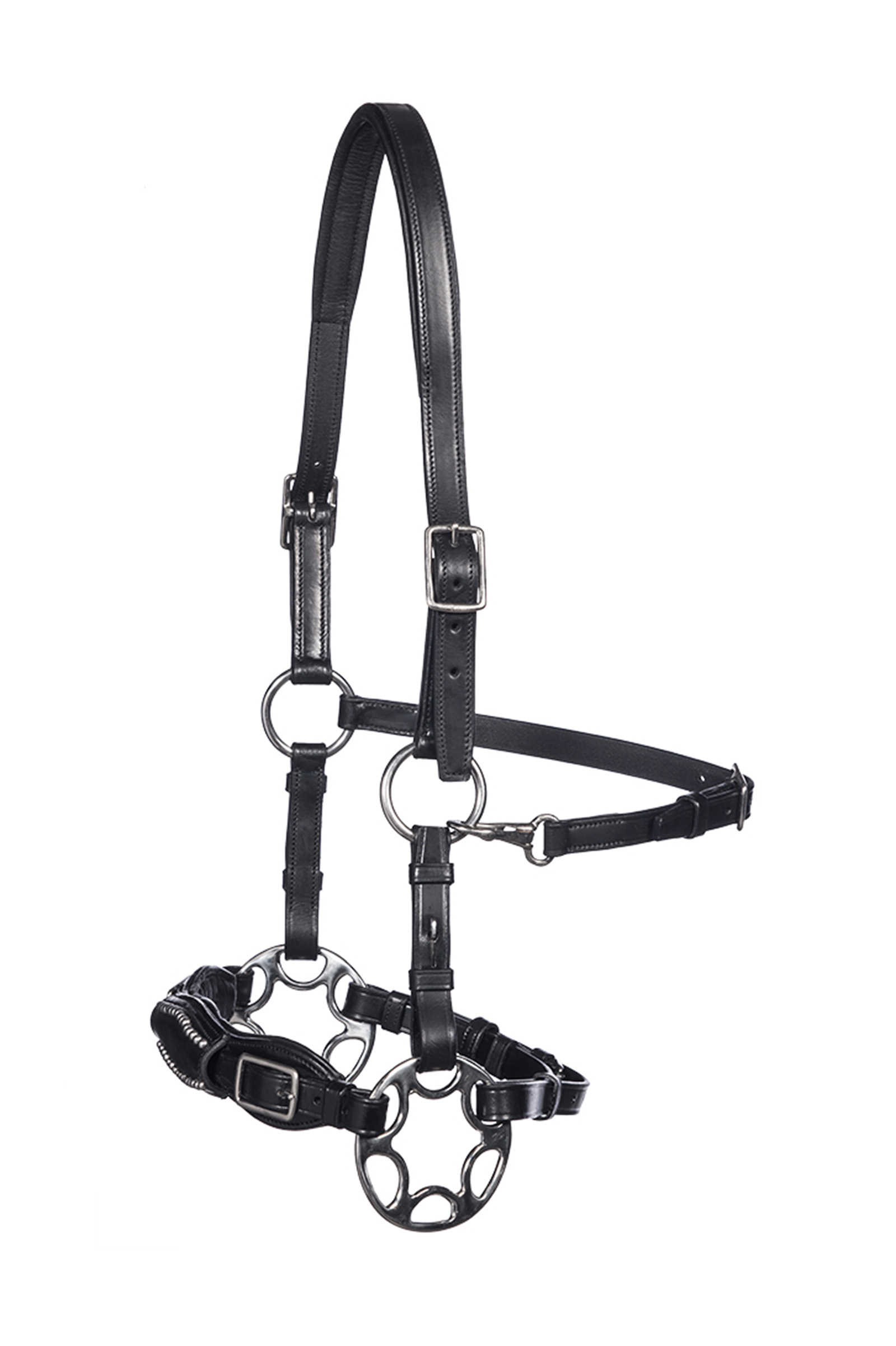 F.R.A. Freedom Riding Articles Miranti Hackamore (System 2) Leather, Jaw Straps, w/ Scissors