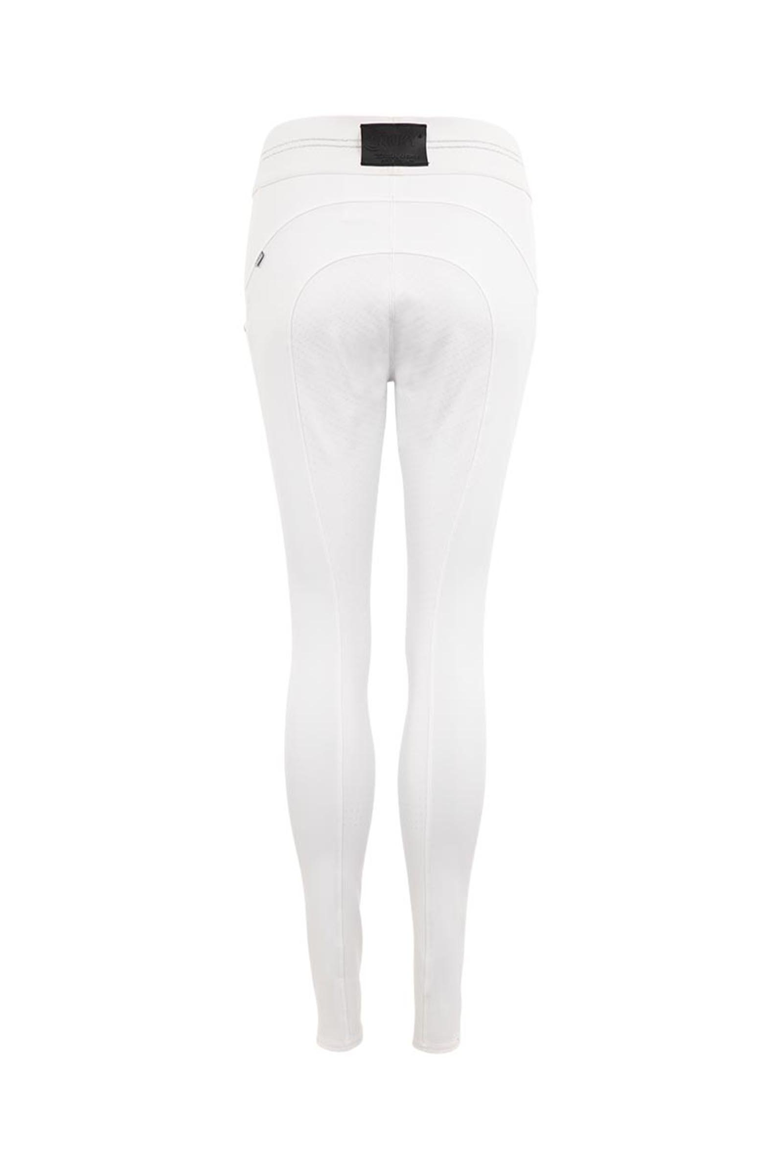 White ANKY Competition Collant d&rsquo;&eacute;quitation femme Full Grip