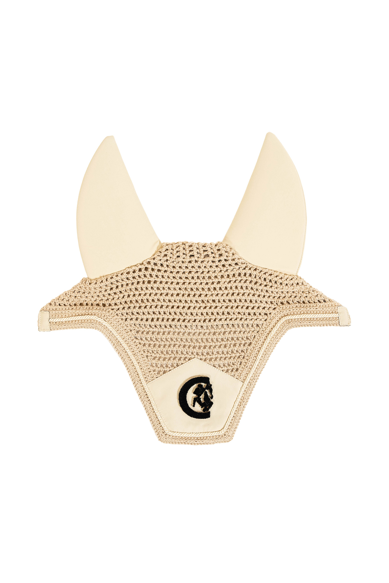 beige Kentucky Horsewear Bonnet Anti-mouches Wellington 3D